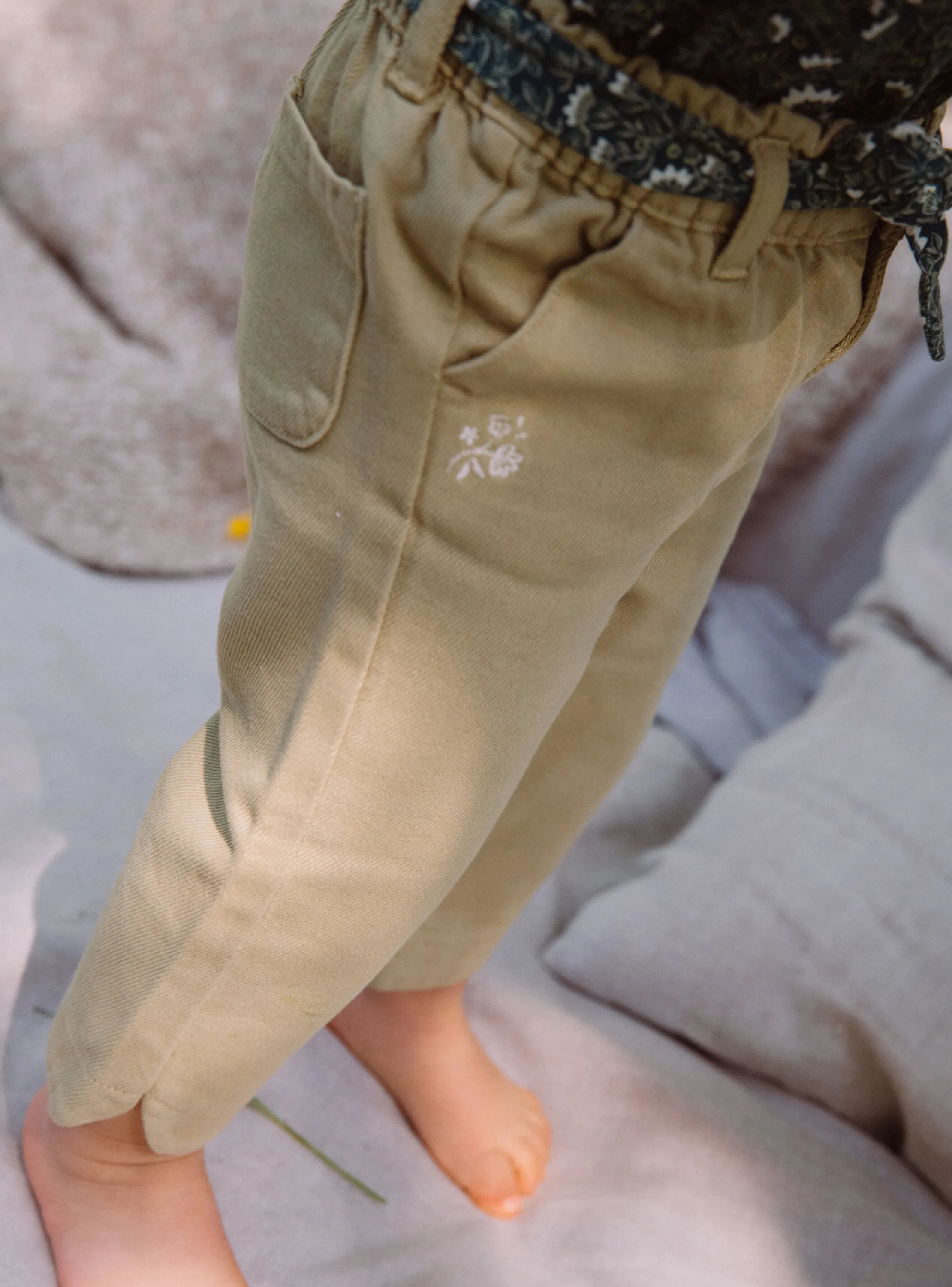 Hot Sergent Major Beige twill pants