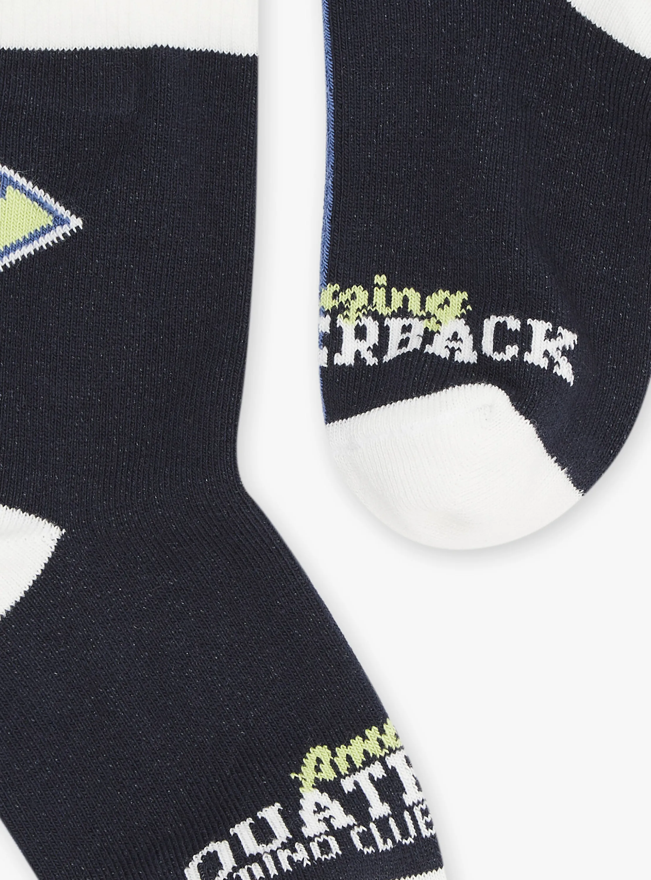 Cheap Sergent Major Black and slate blue jersey socks