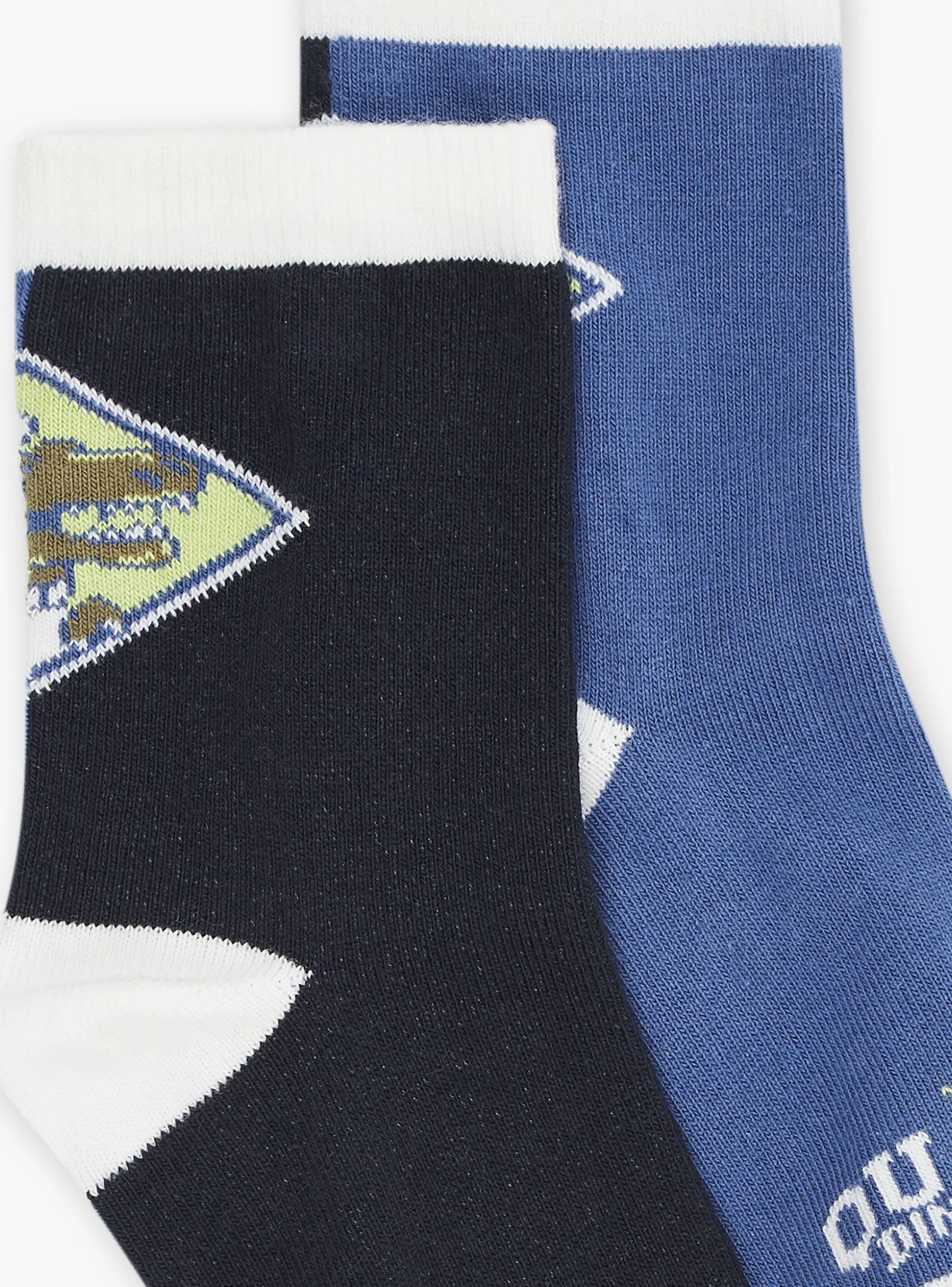 Cheap Sergent Major Black and slate blue jersey socks