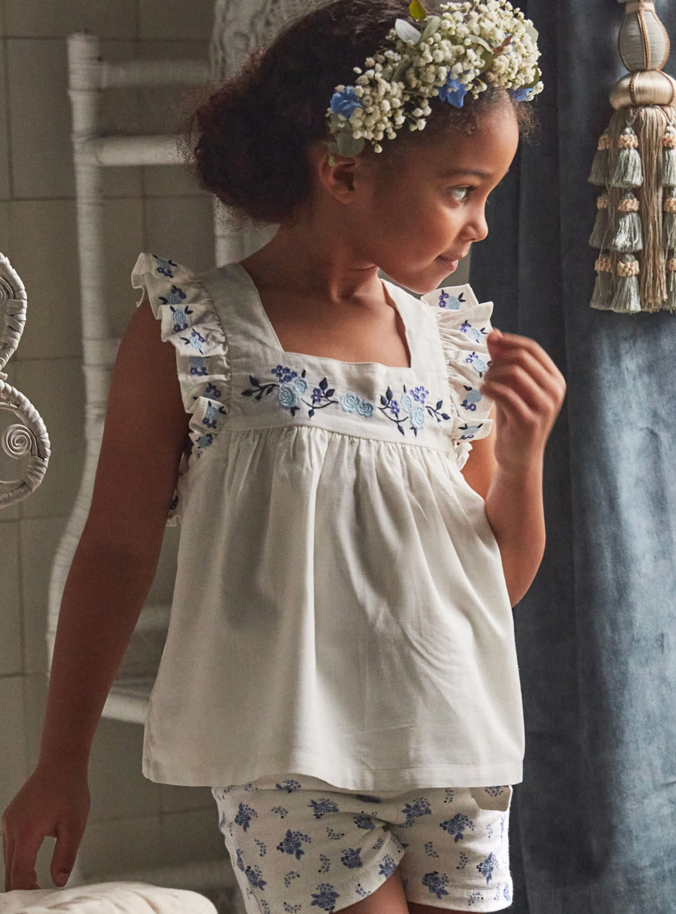Outlet Sergent Major Blouse embroidered with flowers