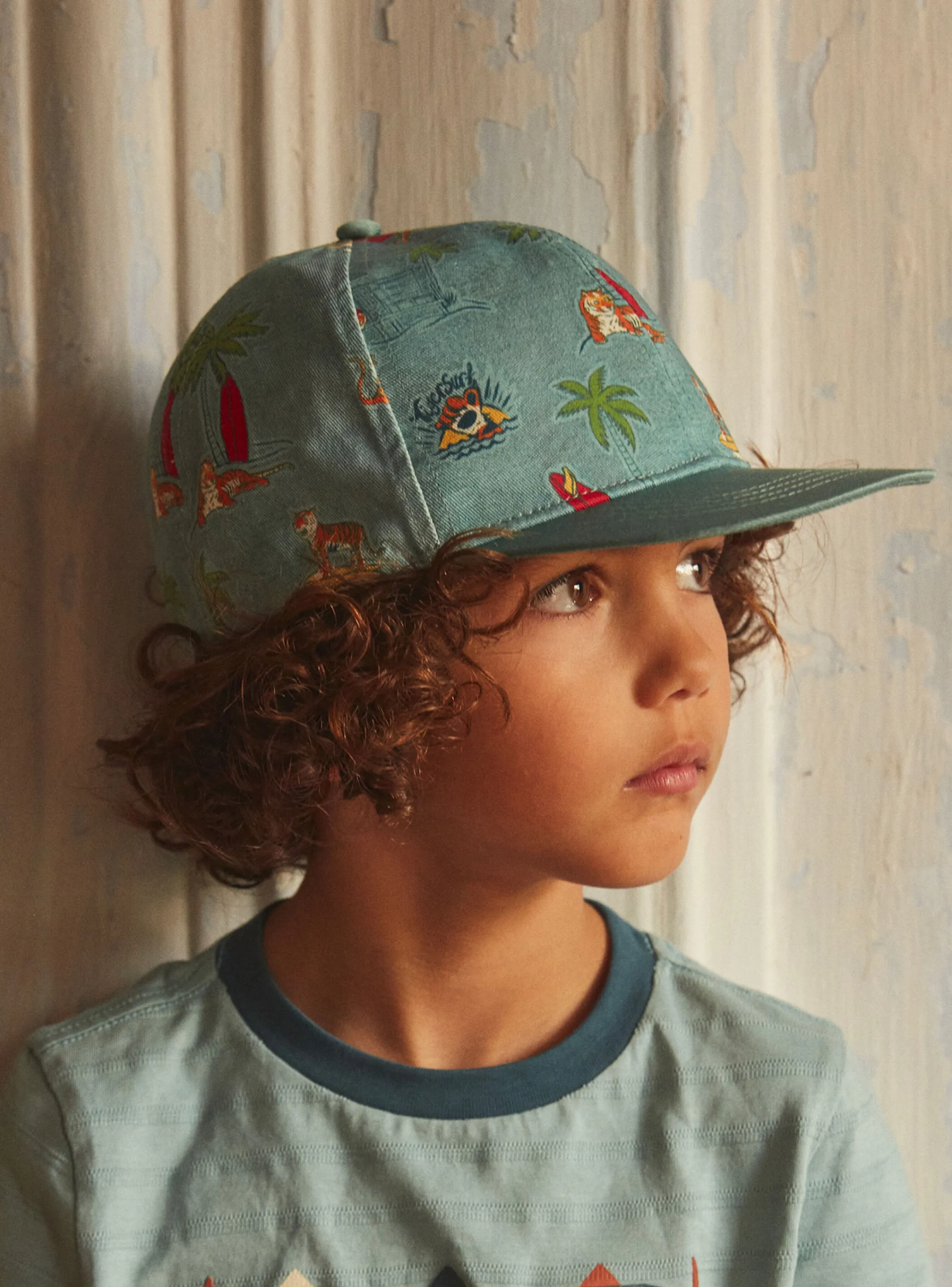 Flash Sale Sergent Major Blue cap with neat prints