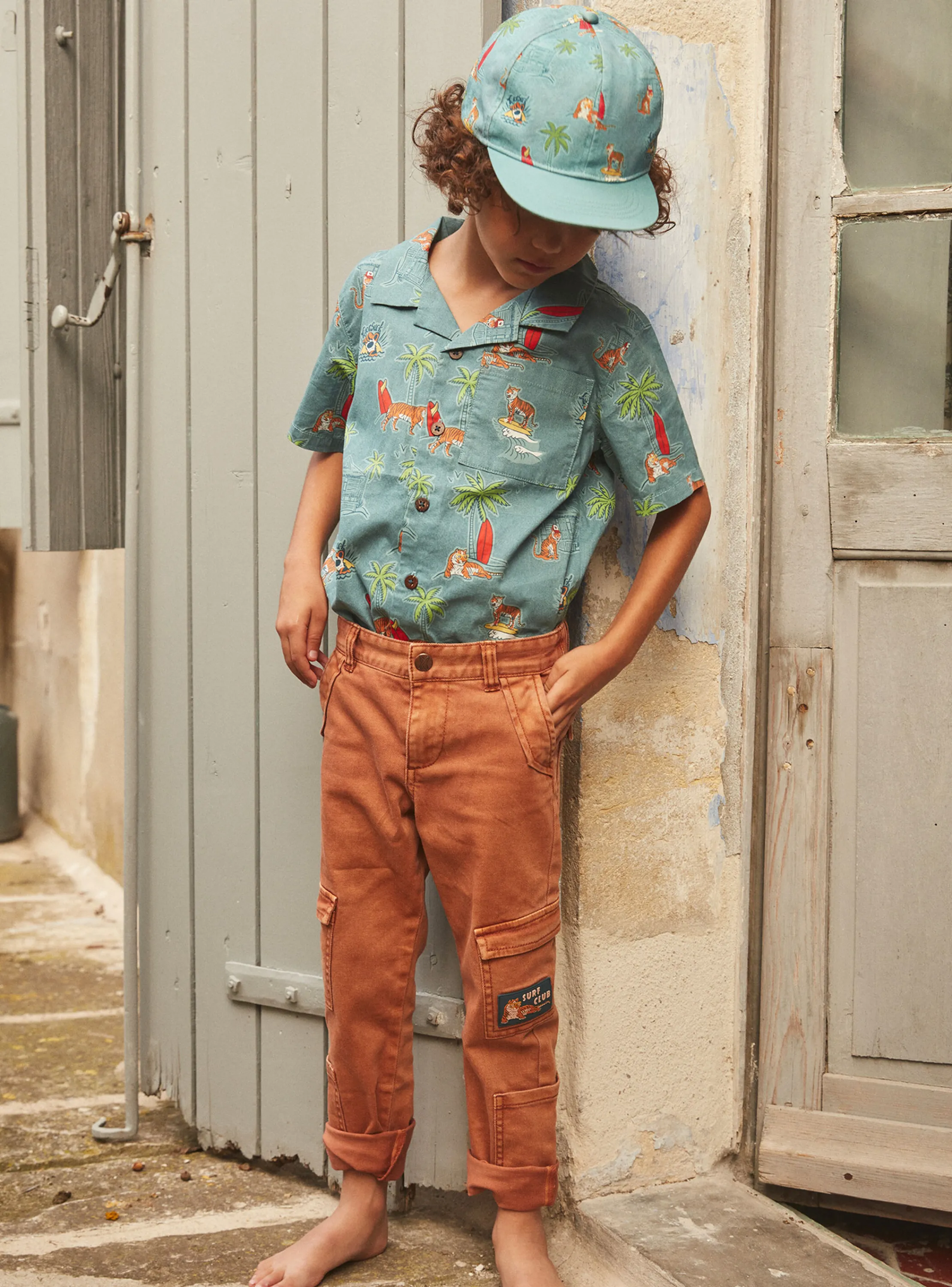 Flash Sale Sergent Major Blue cap with neat prints