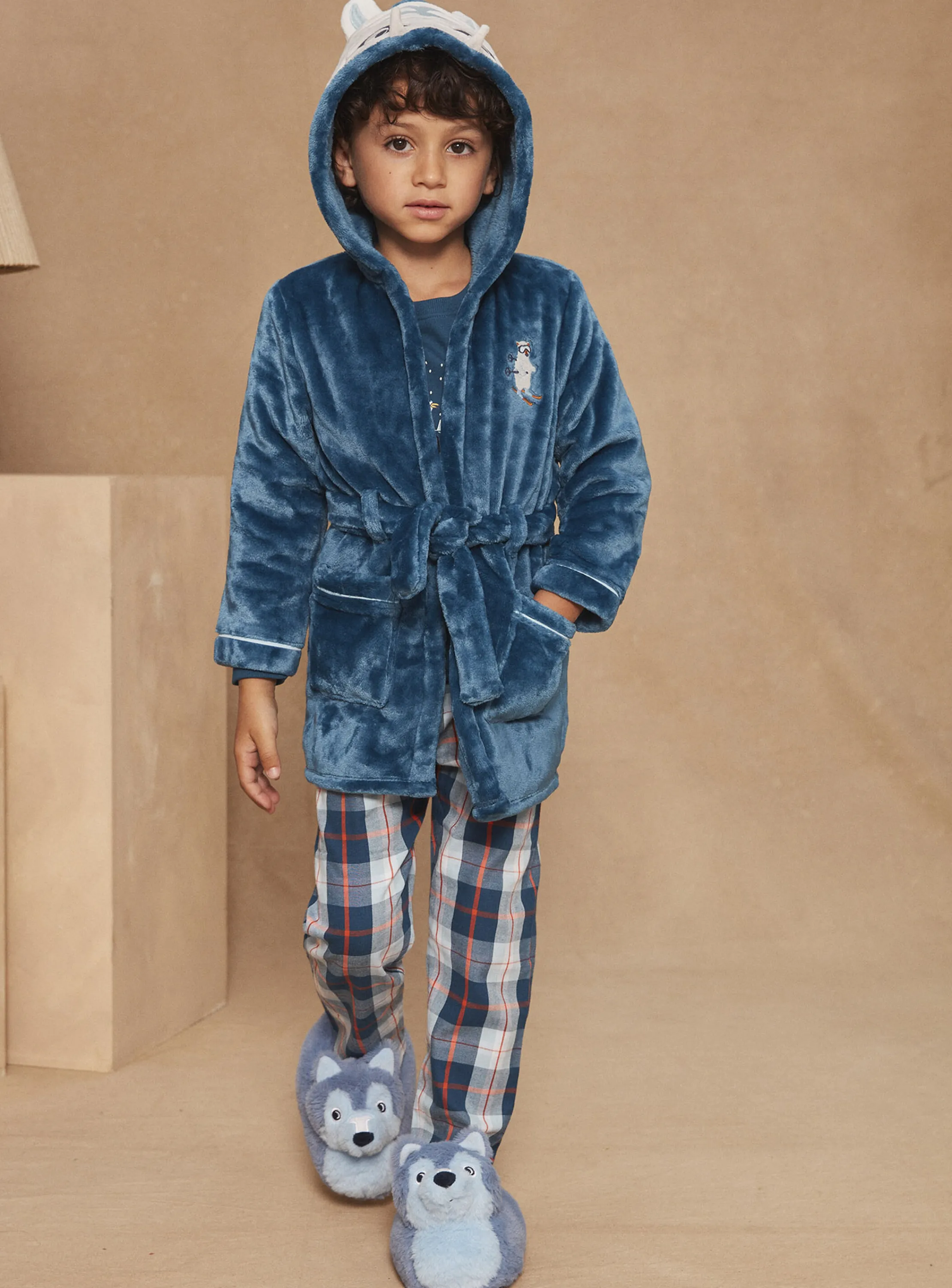 Cheap Sergent Major Blue hooded robe
