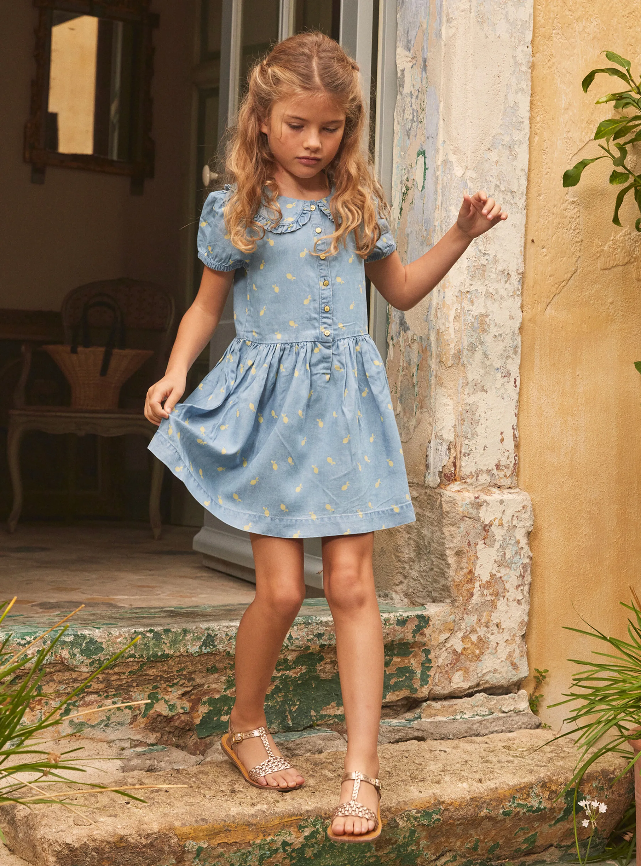 Best Sergent Major Blue shirt dress