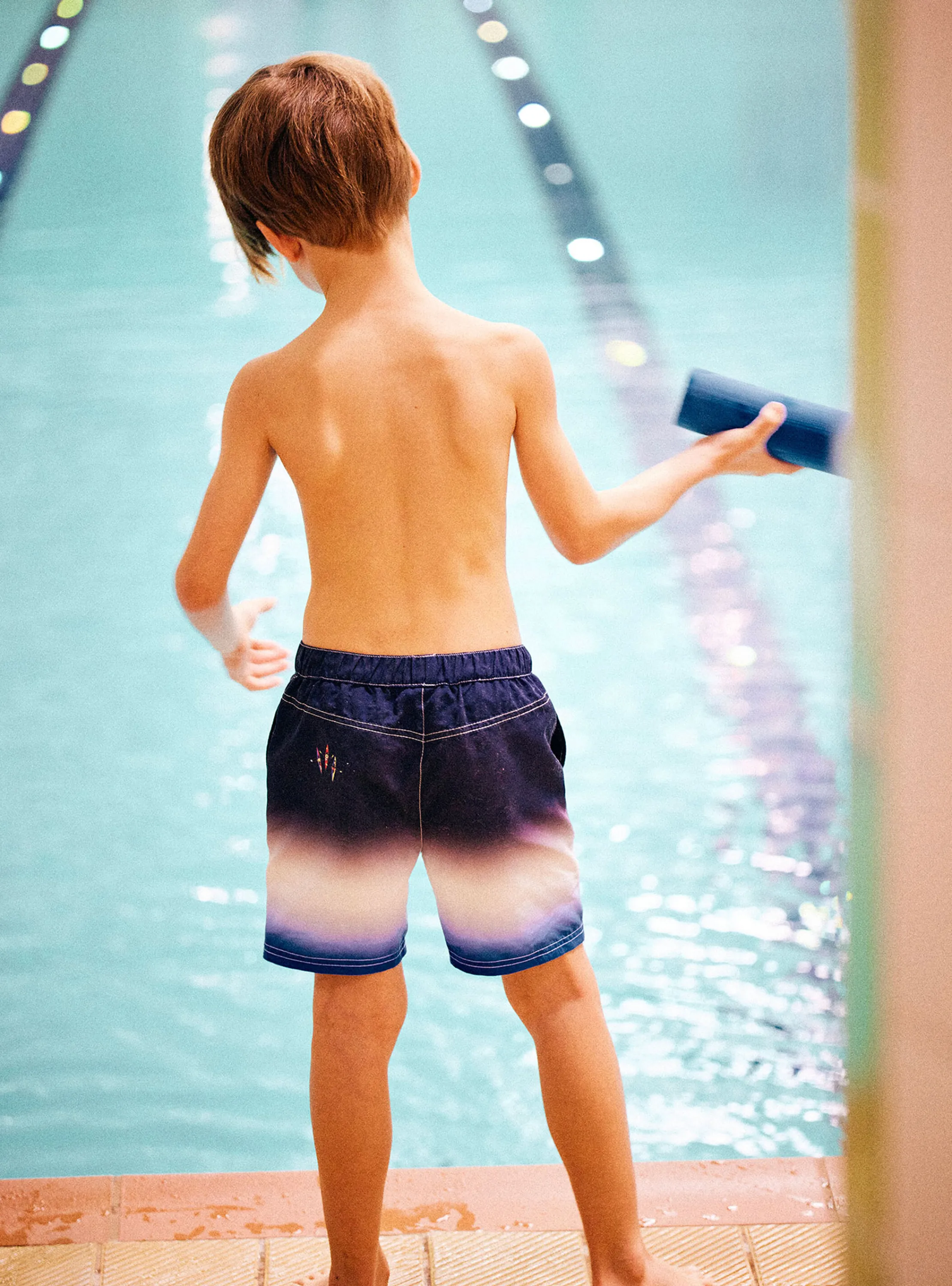 Best Sale Sergent Major Blue striped swim shorts child boy