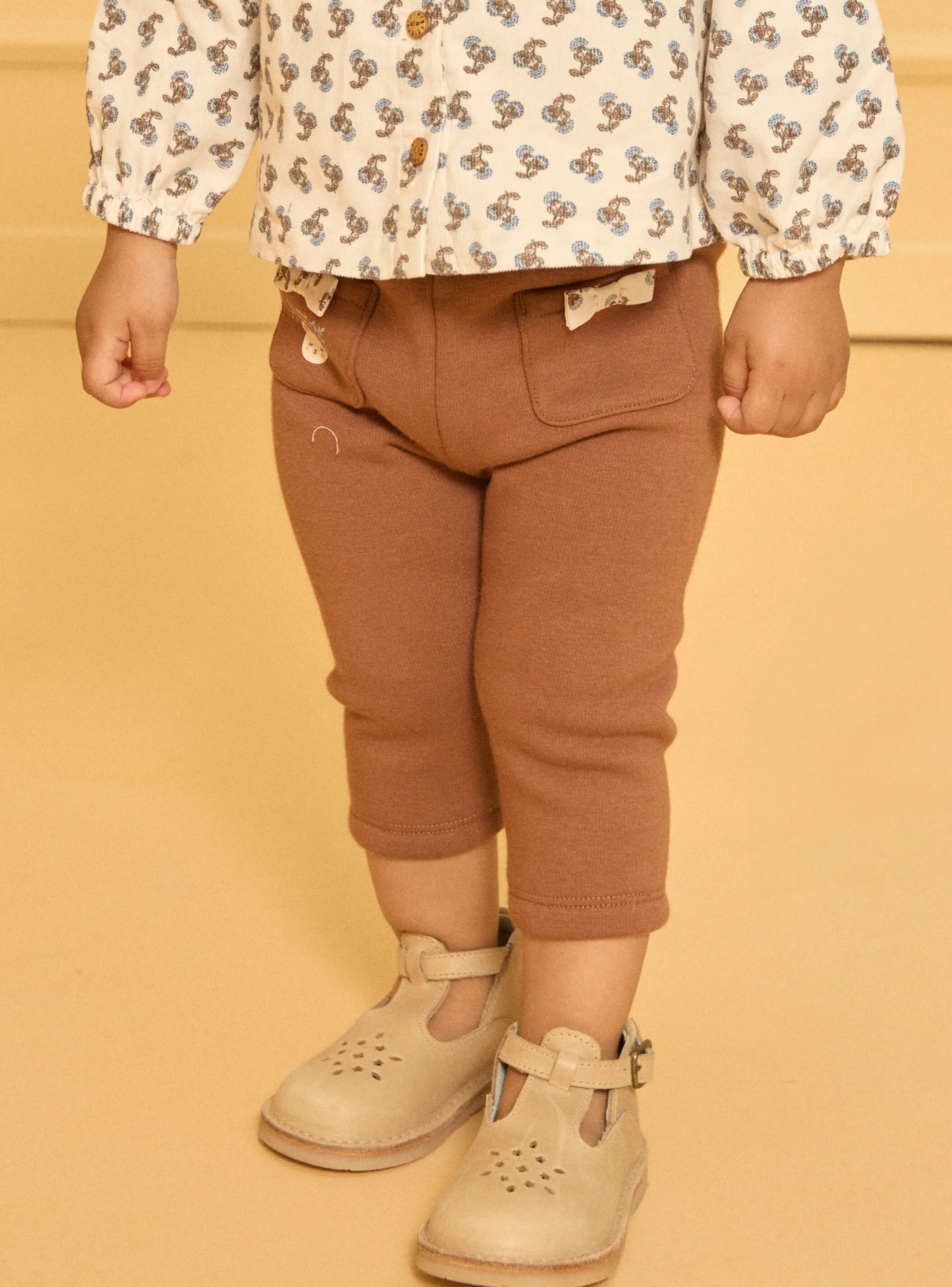 Fashion Sergent Major Brown LEGGINGS (bottom)