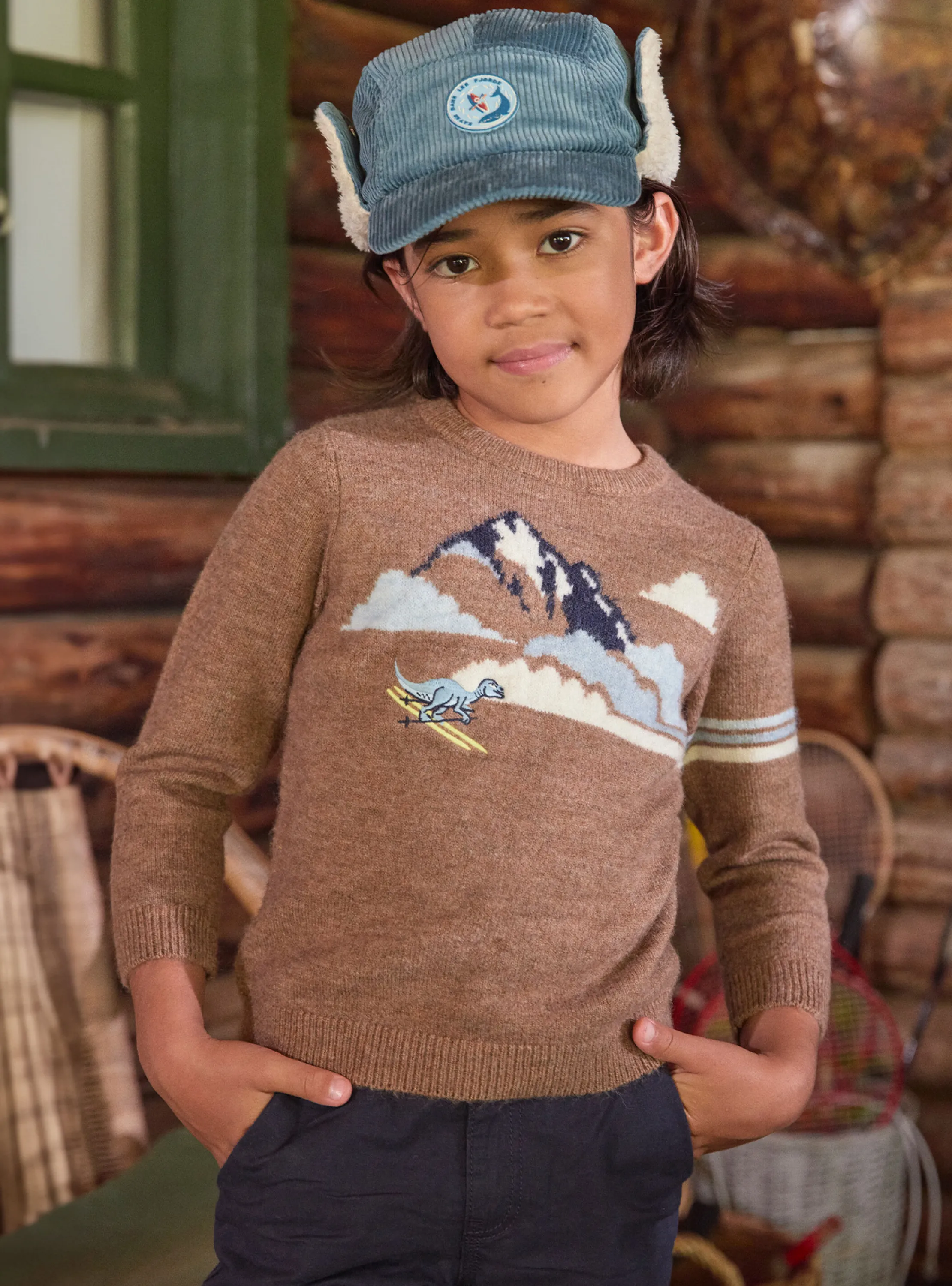 Fashion Sergent Major Brown PULLOVER