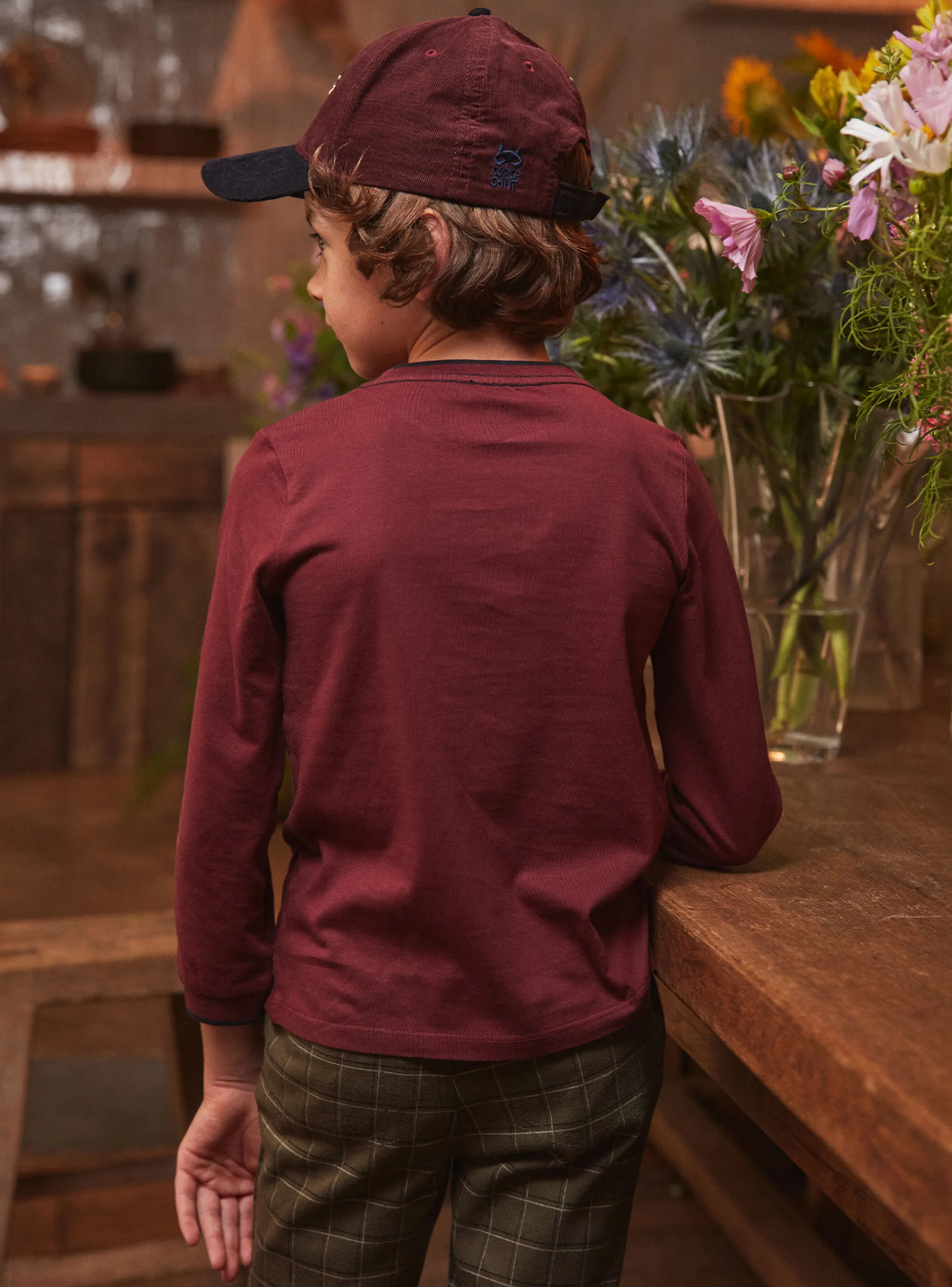 Store Sergent Major Burgundy TEE SHIRT LS