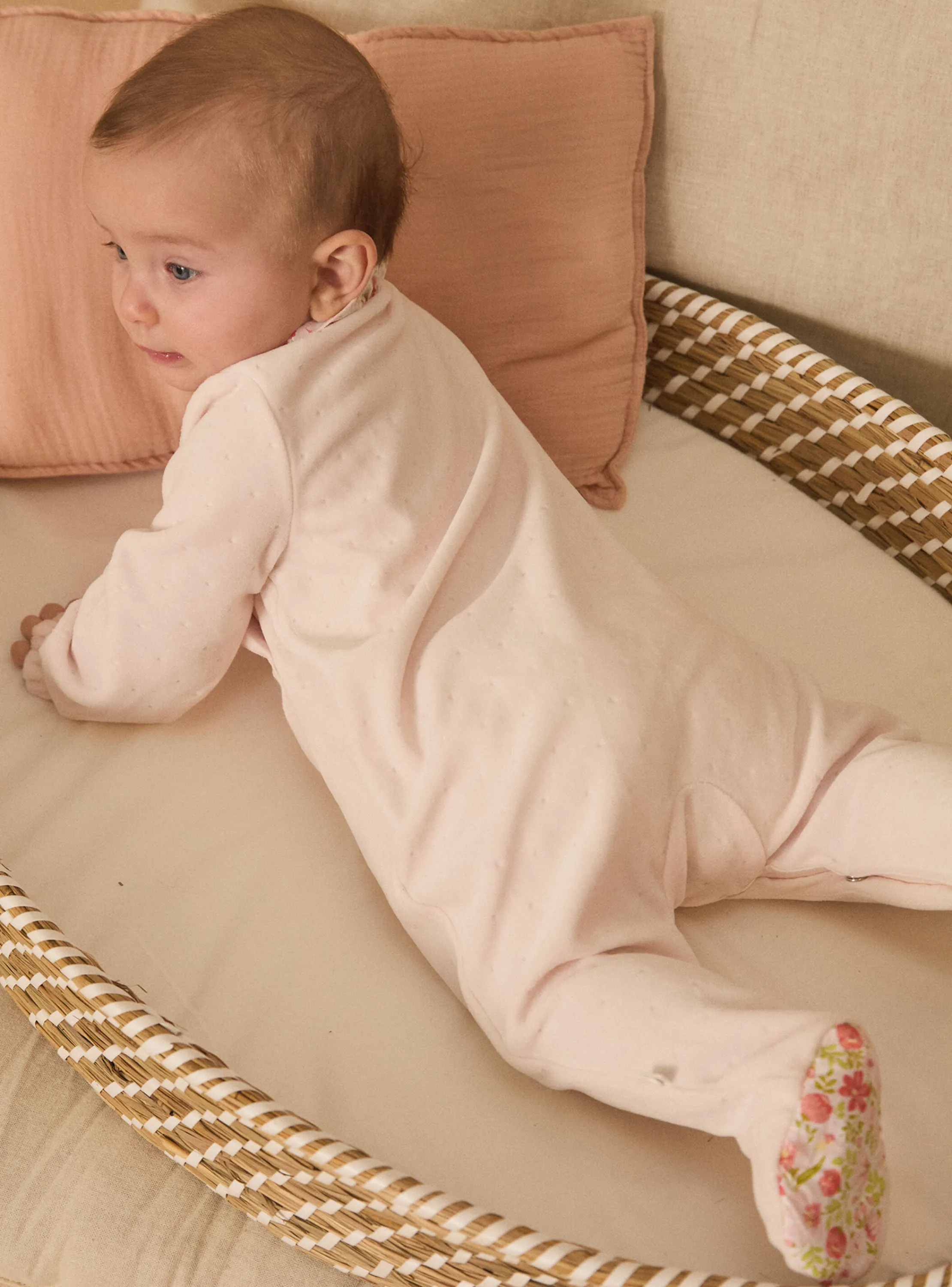 Fashion Sergent Major Clear pink BABYGROW