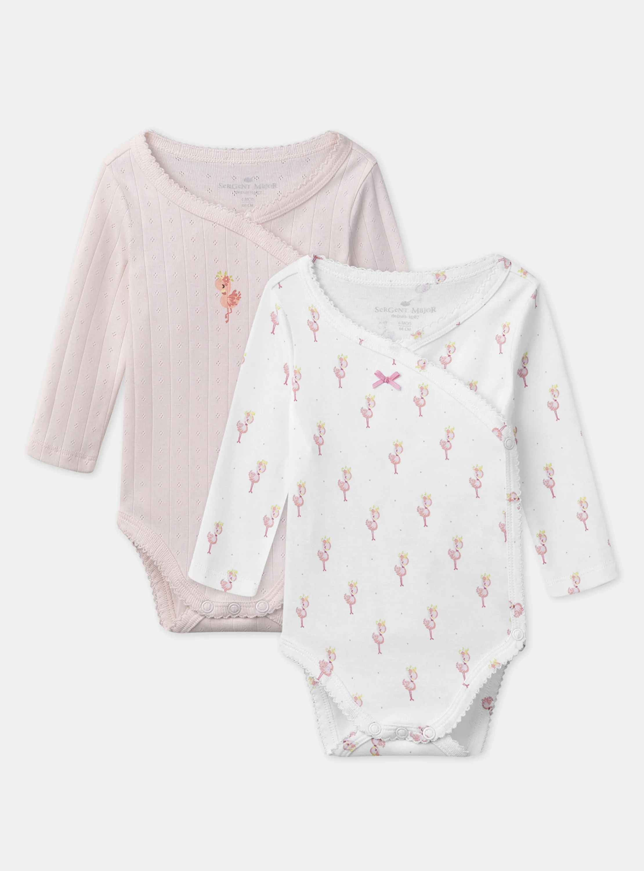 Cheap Sergent Major Clear pink BODYSUIT