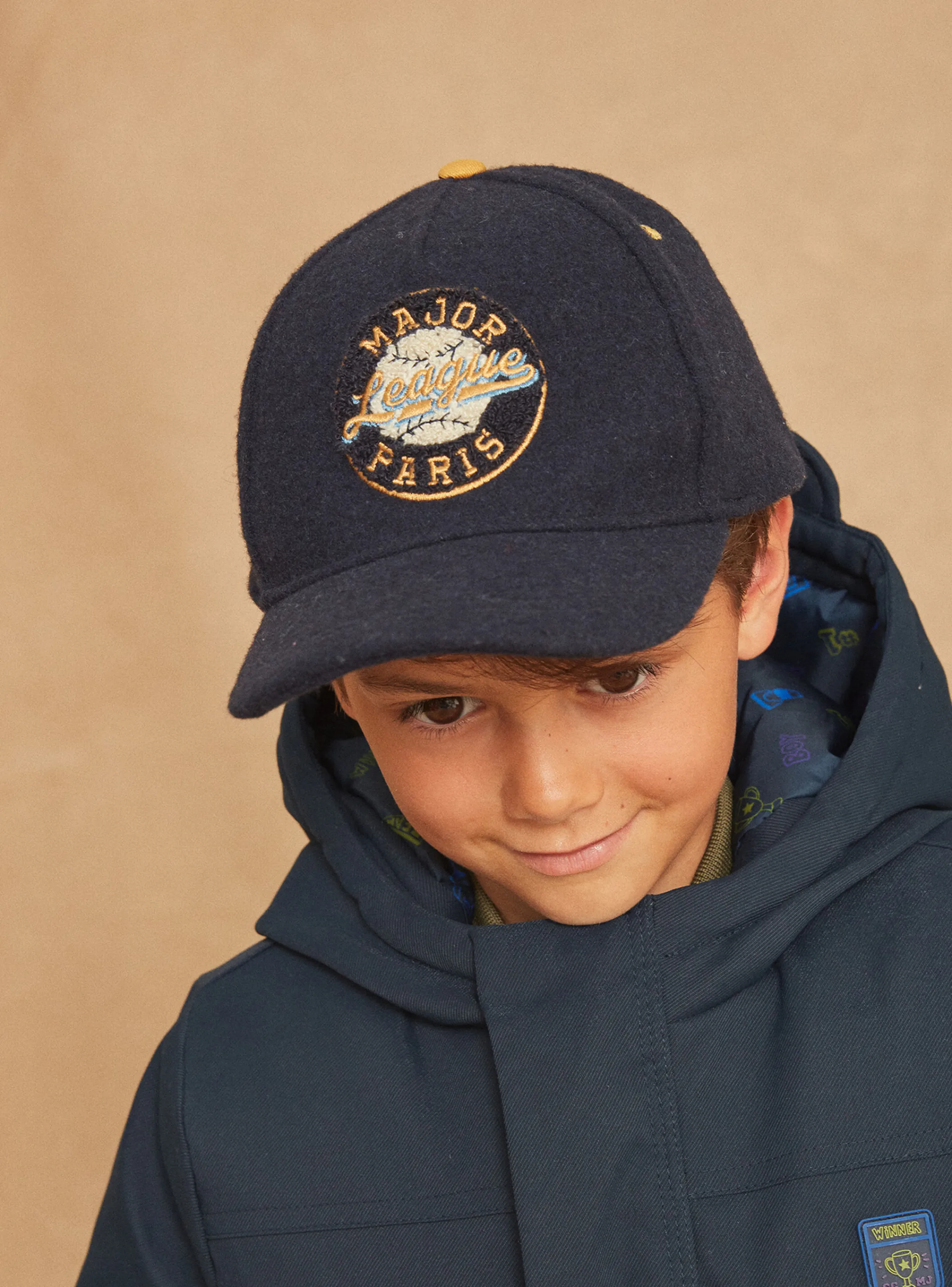 New Sergent Major Dark blue knitted cap