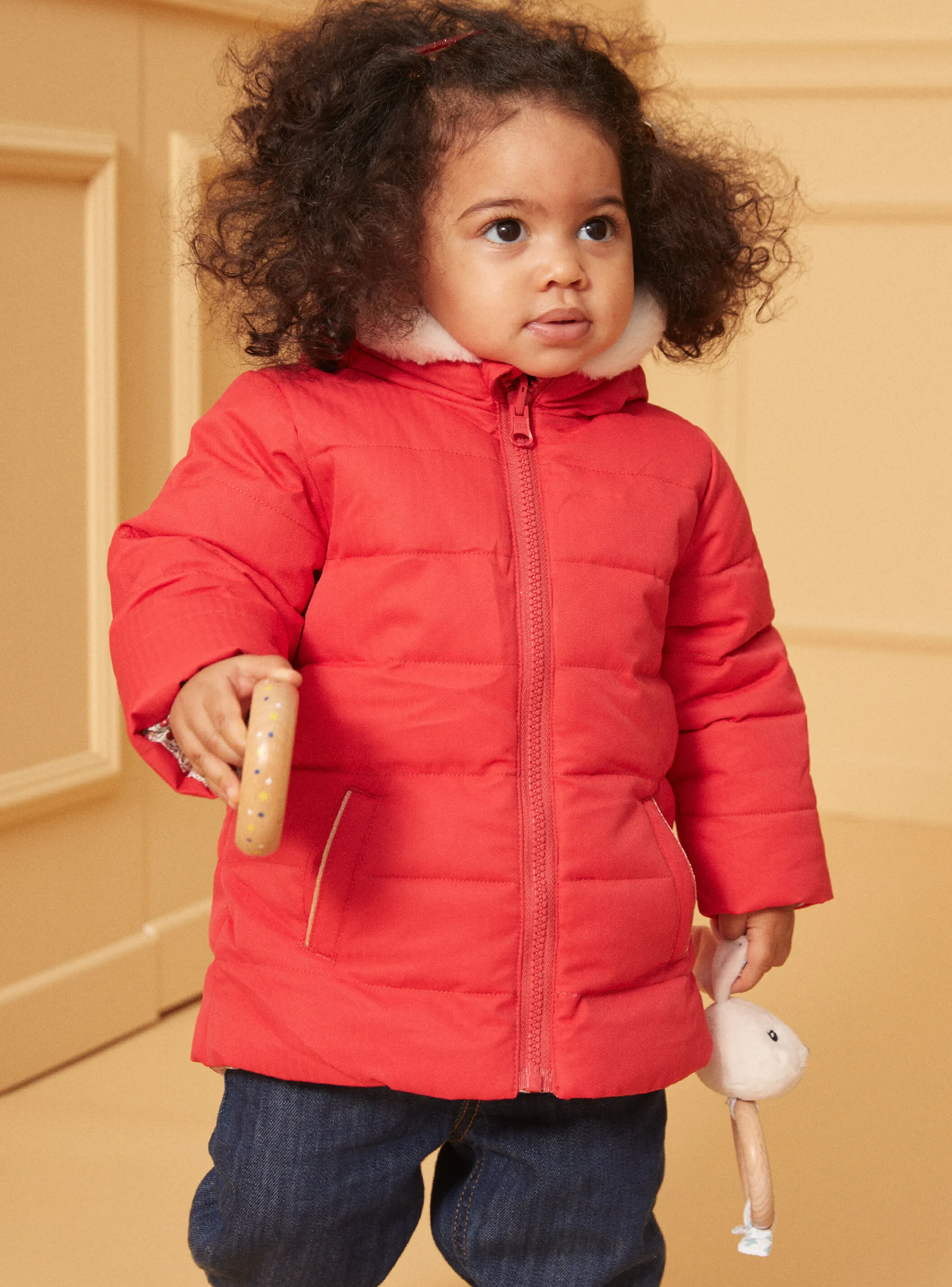 Flash Sale Sergent Major Dark orange DOWN JACKET