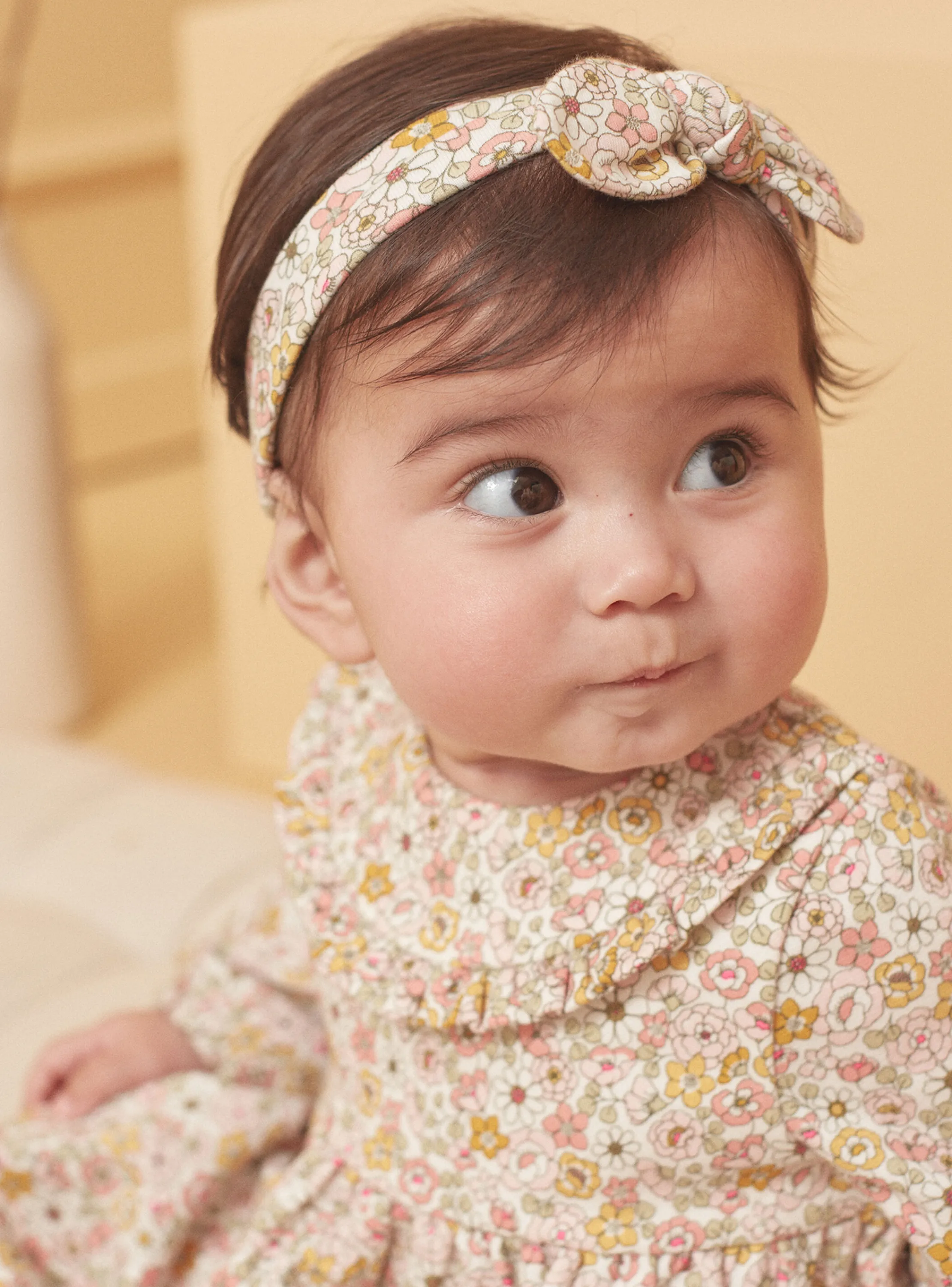 New Sergent Major Dress, pants and headband set, ecru
