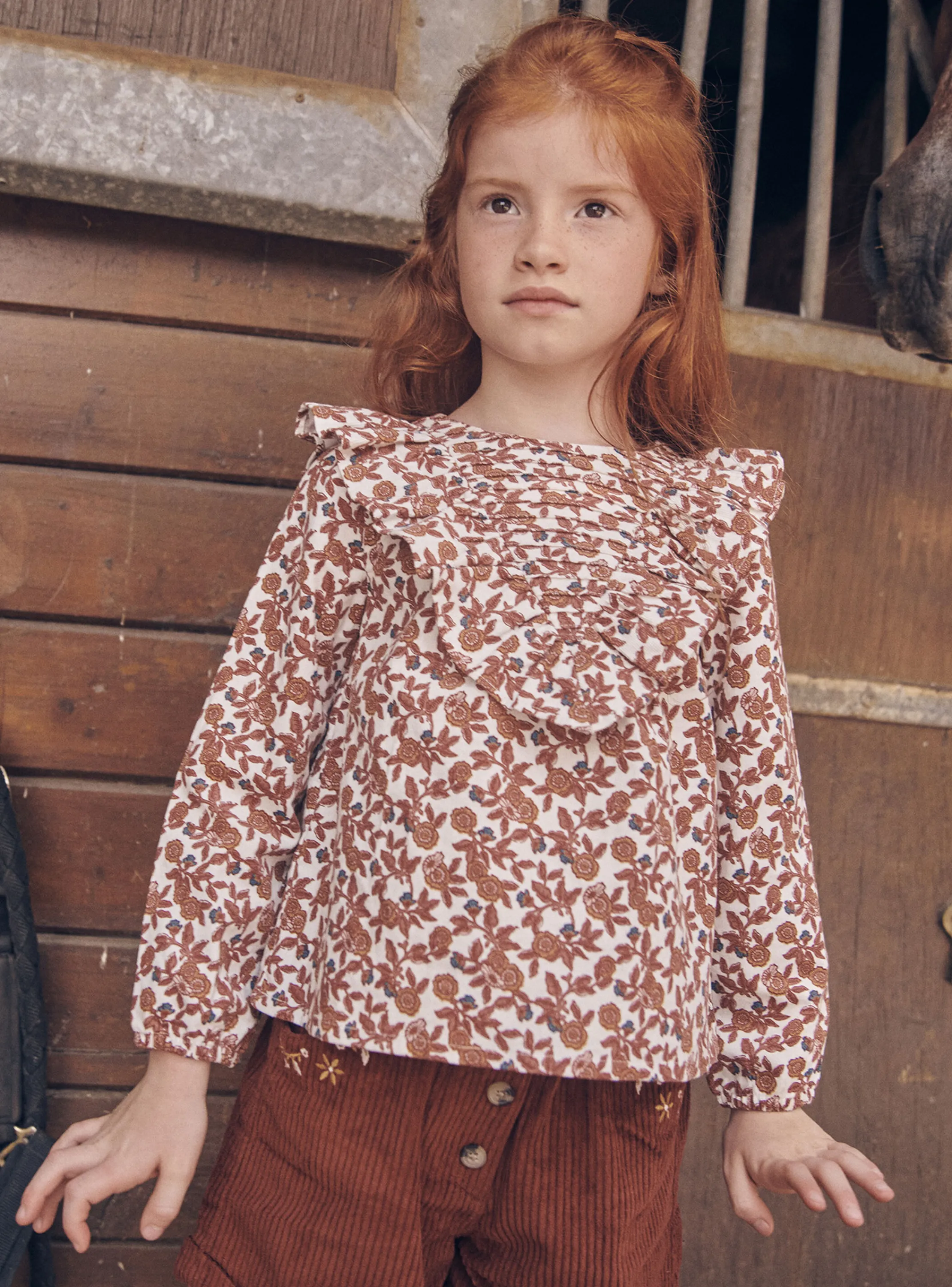 Cheap Sergent Major Ecru blouse with floral print