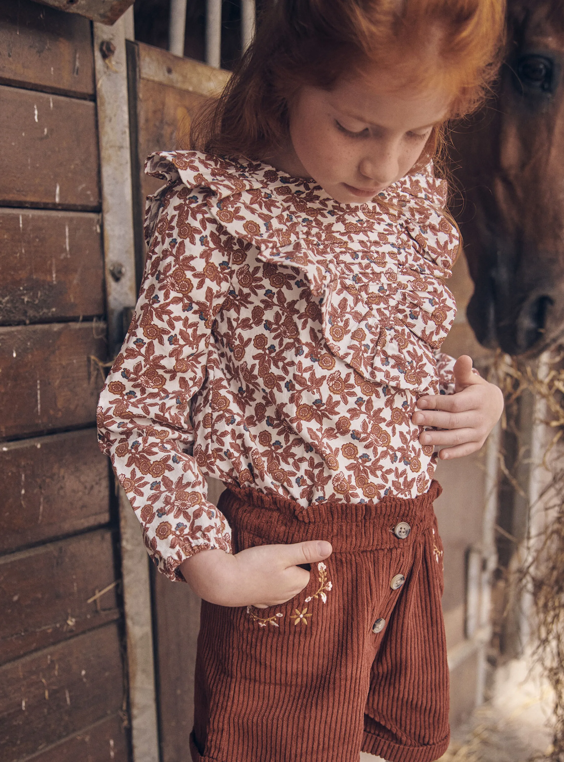 Cheap Sergent Major Ecru blouse with floral print