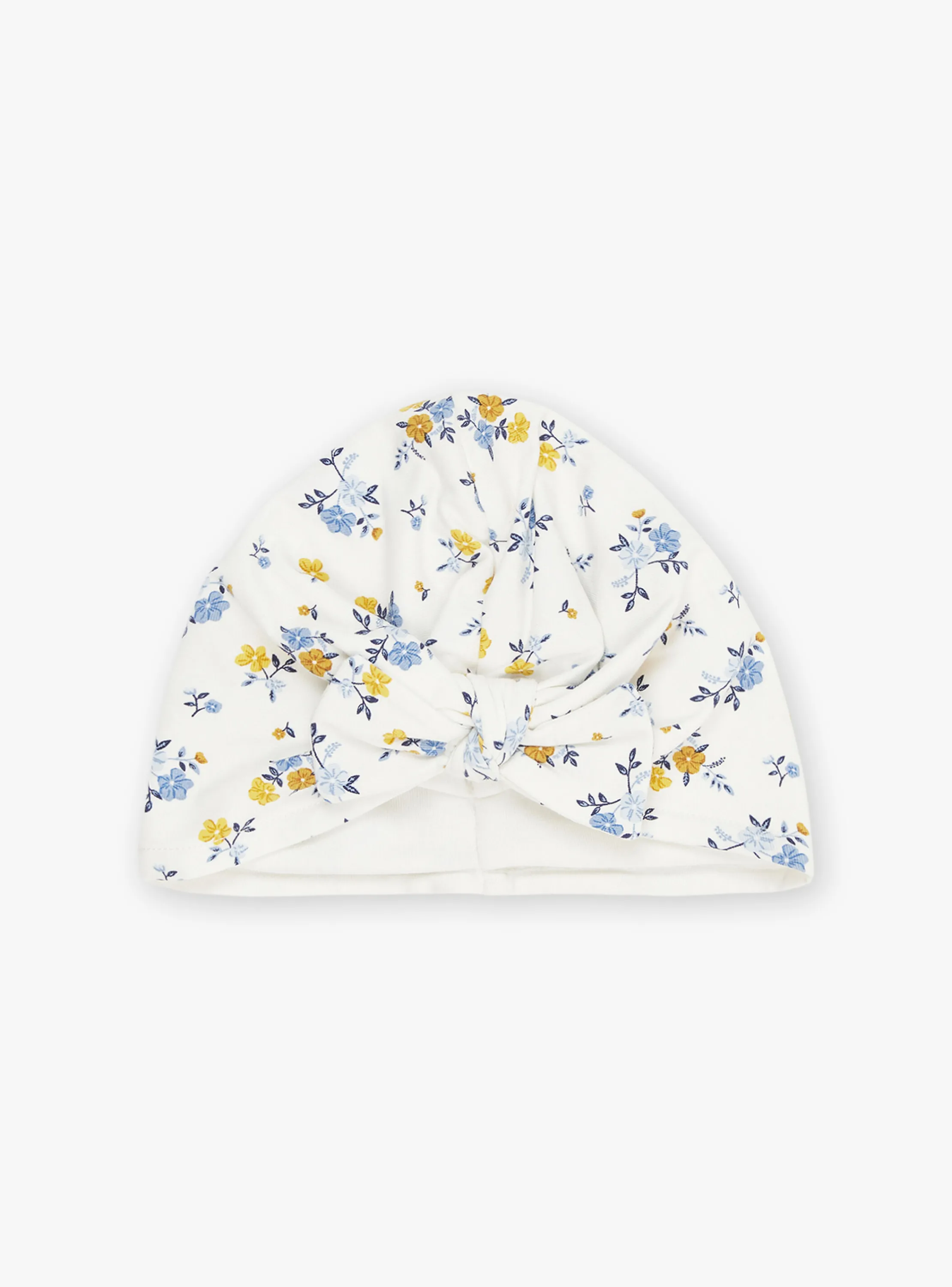 Best Sale Sergent Major Ecru hat with floral print
