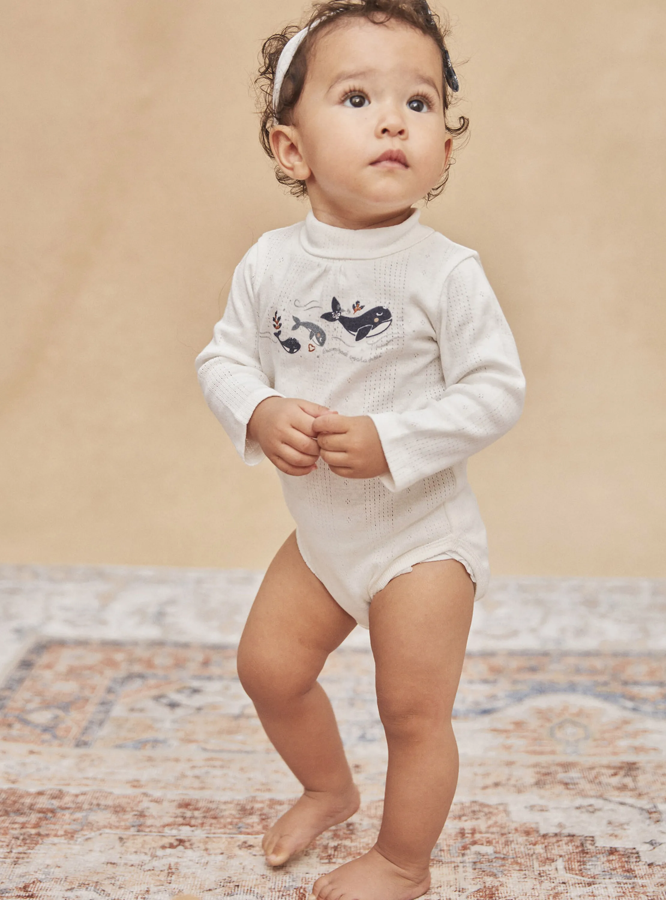 Sale Sergent Major Ecru long-sleeved bodysuit