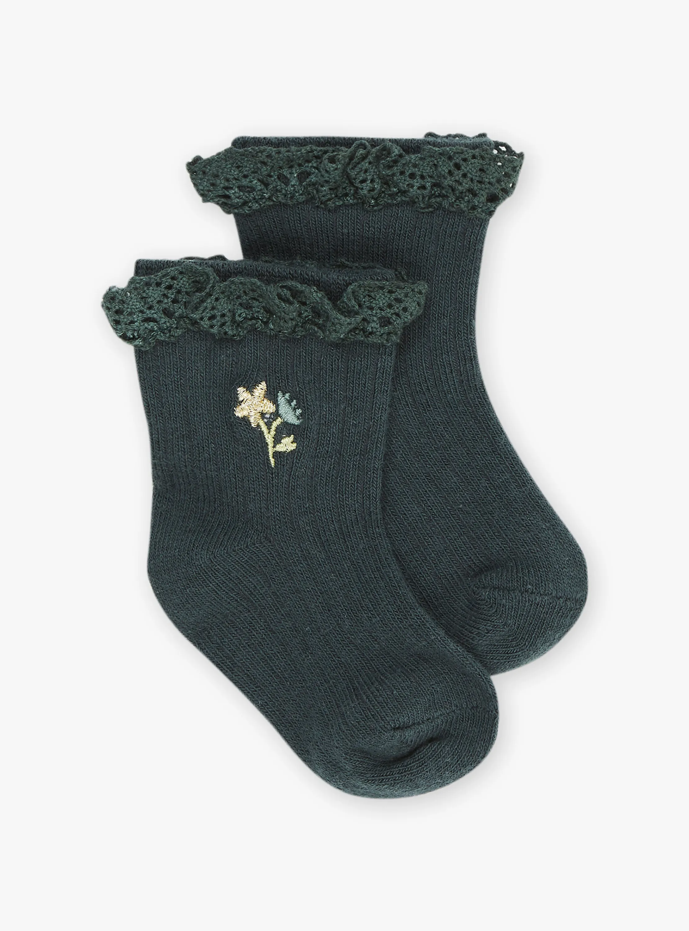 Sale Sergent Major Emerald green ribbed socks
