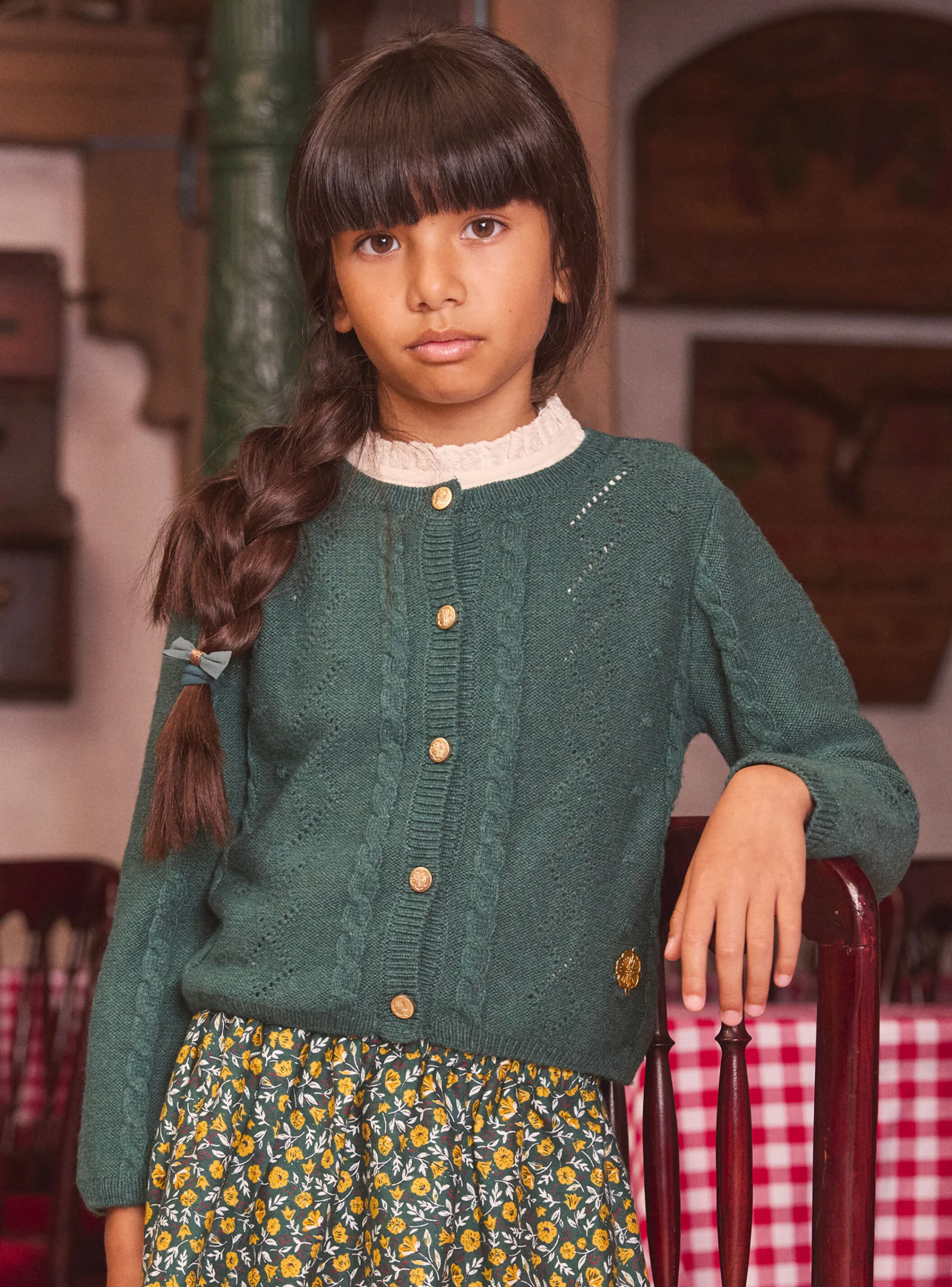 Outlet Sergent Major Green CARDIGAN