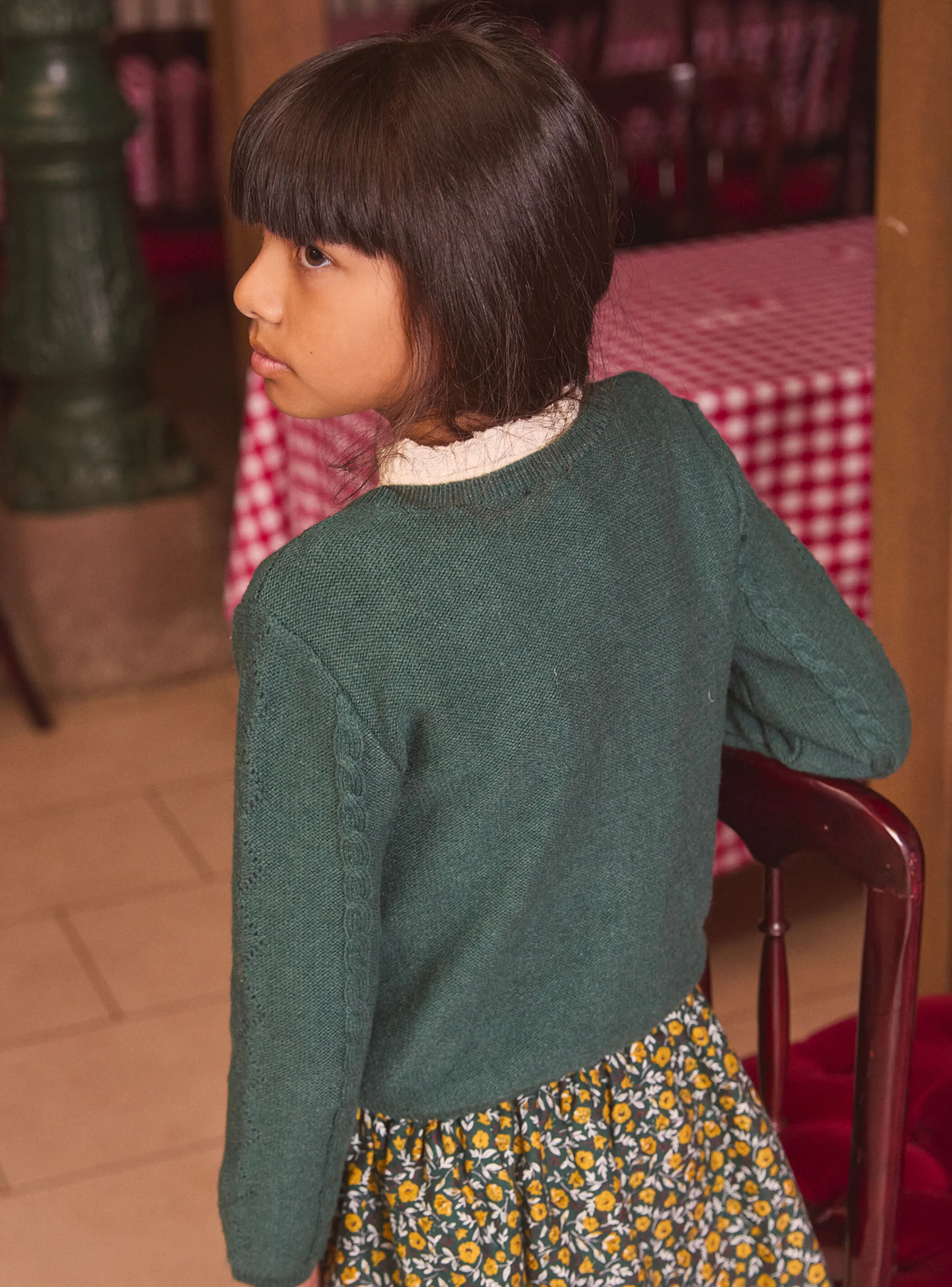Outlet Sergent Major Green CARDIGAN