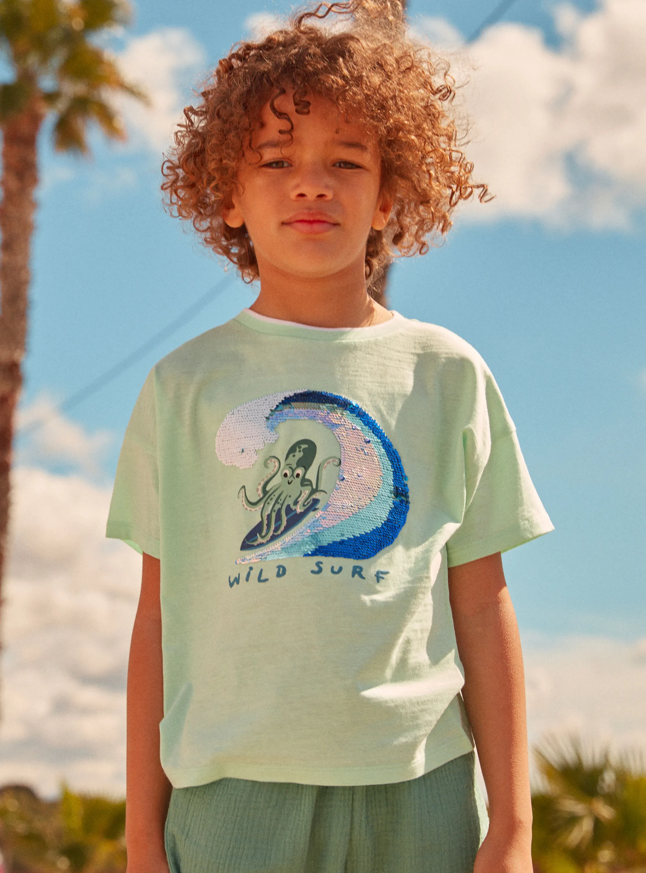 Online Sergent Major Green TEE SHIRT SS
