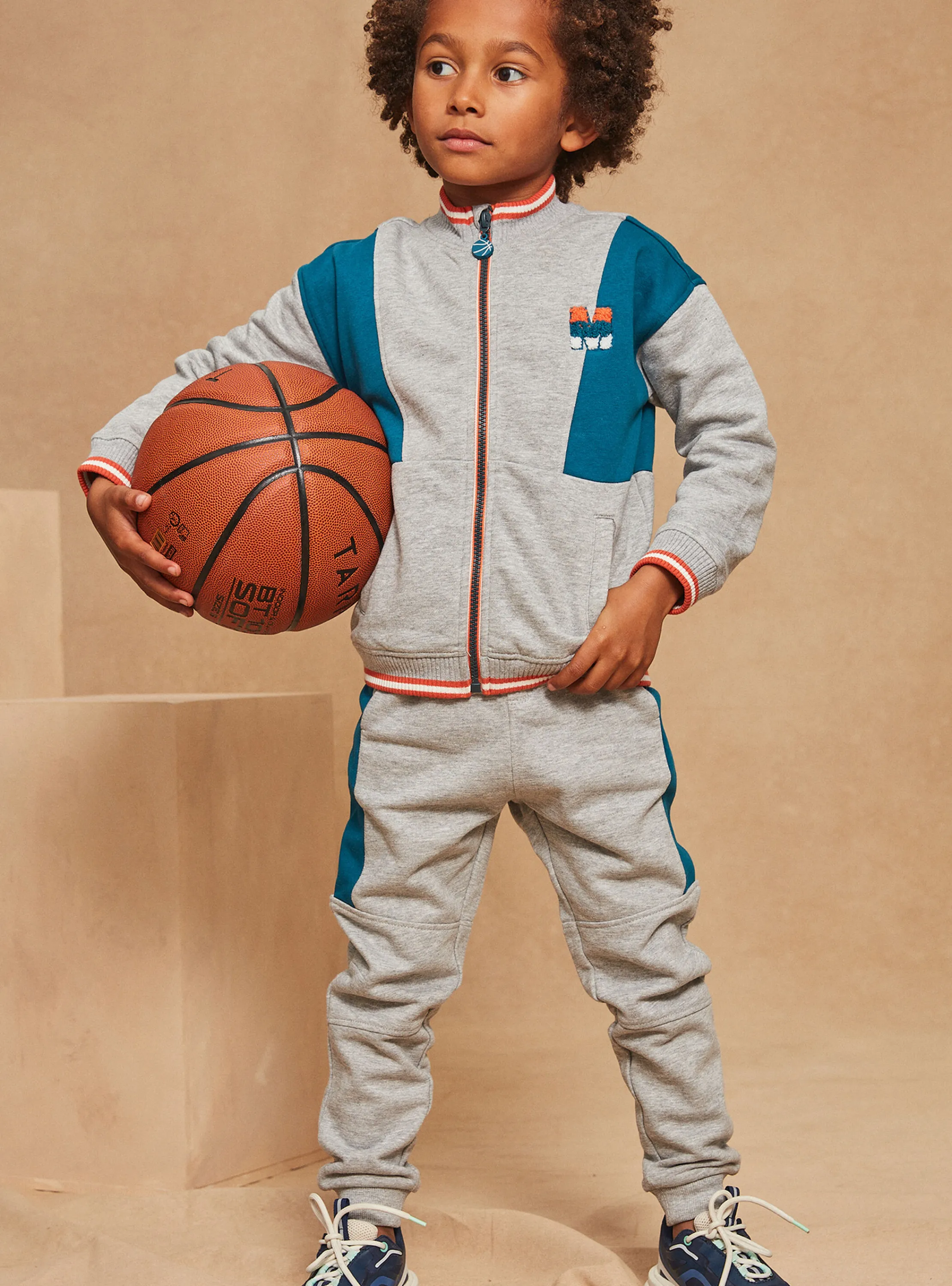 Online Sergent Major Grey and navy blue jogging suit