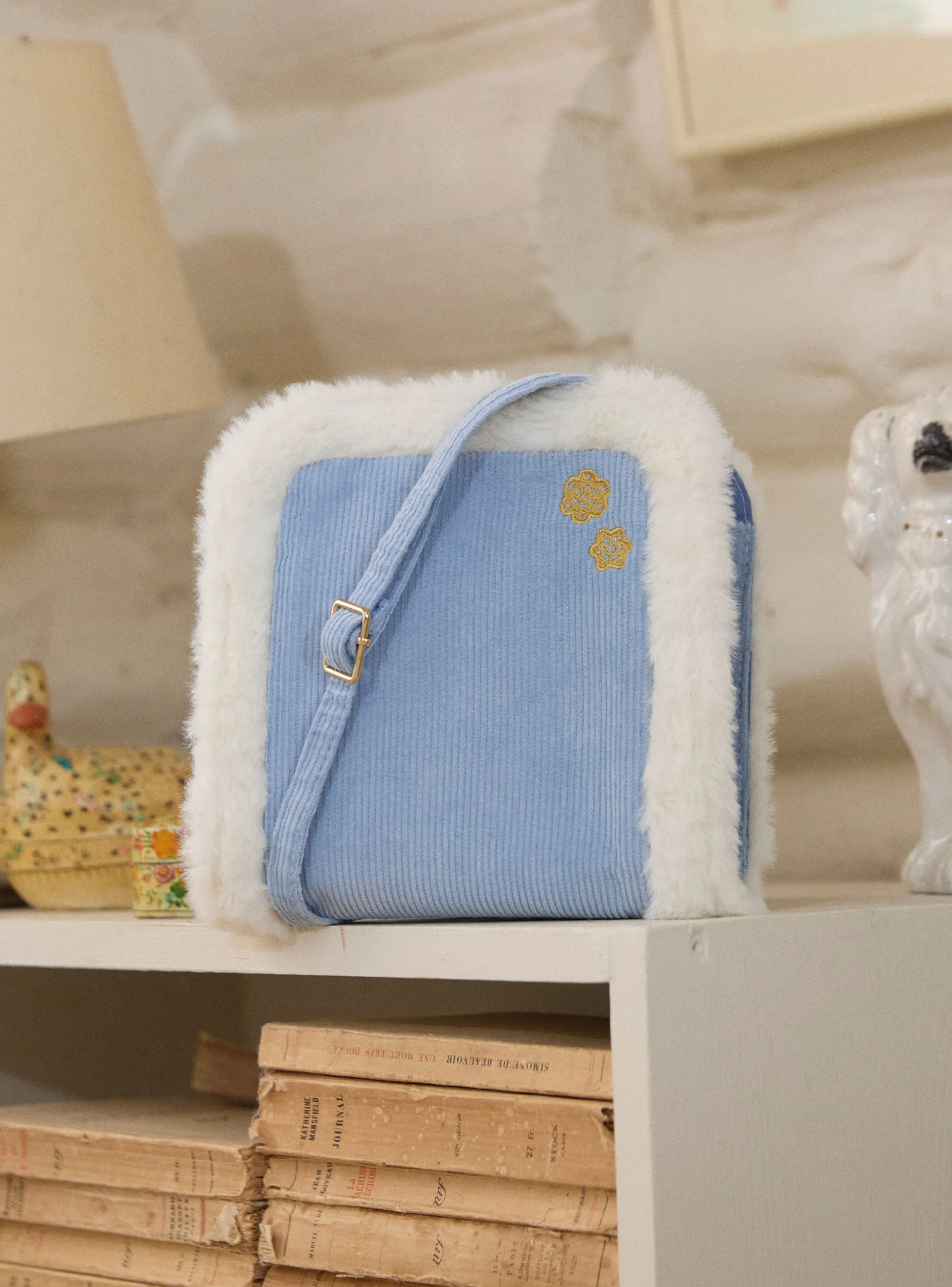 Fashion Sergent Major Greyish blue BAG AND POUCH