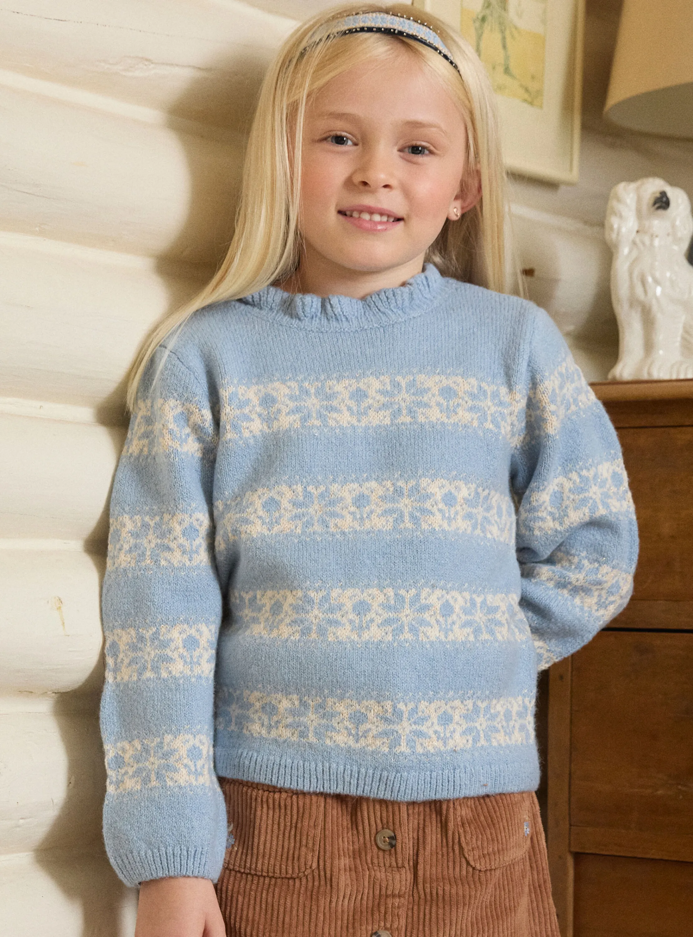 Fashion Sergent Major Greyish blue PULLOVER
