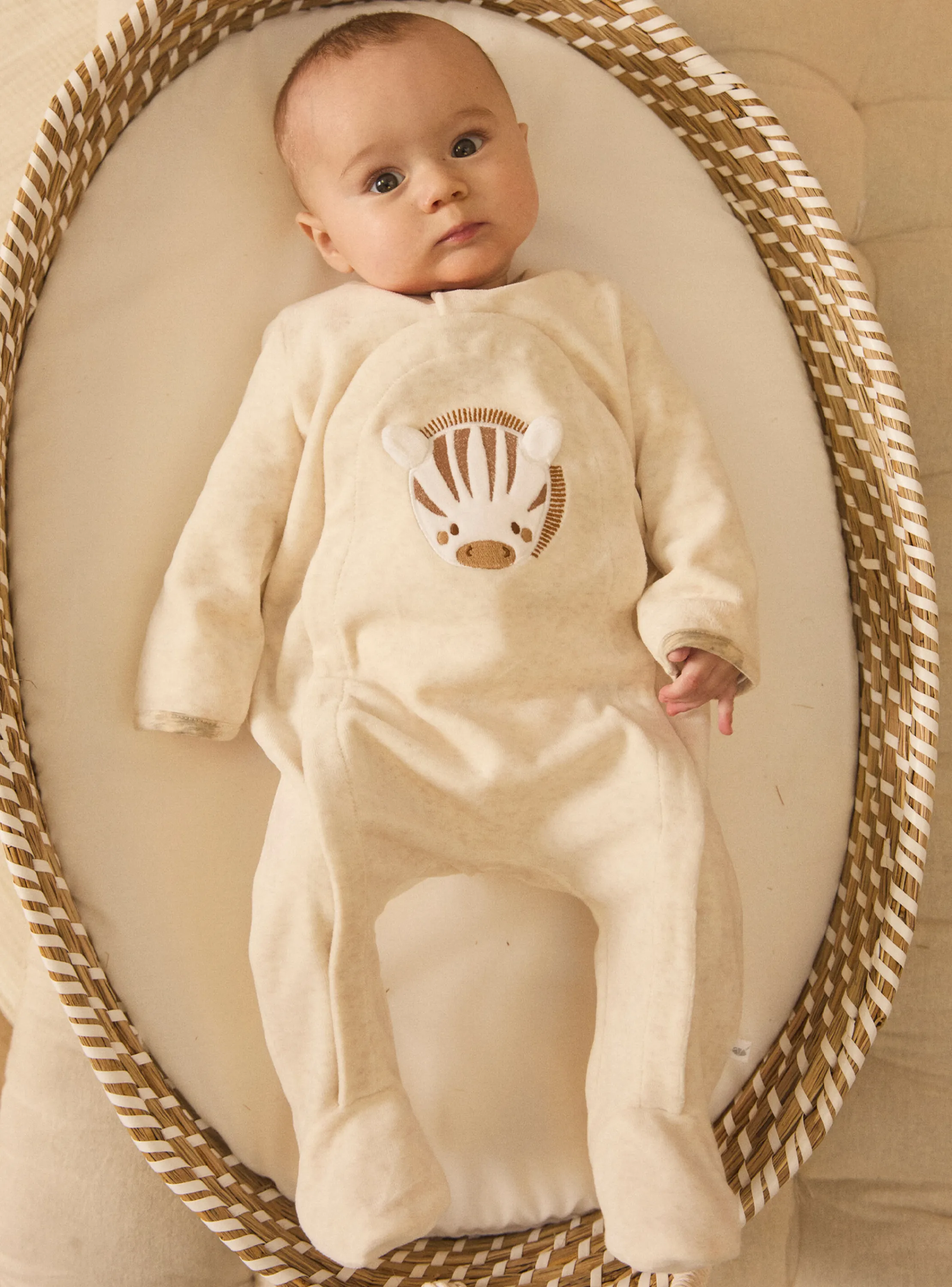 Store Sergent Major Heather beige BABYGROW