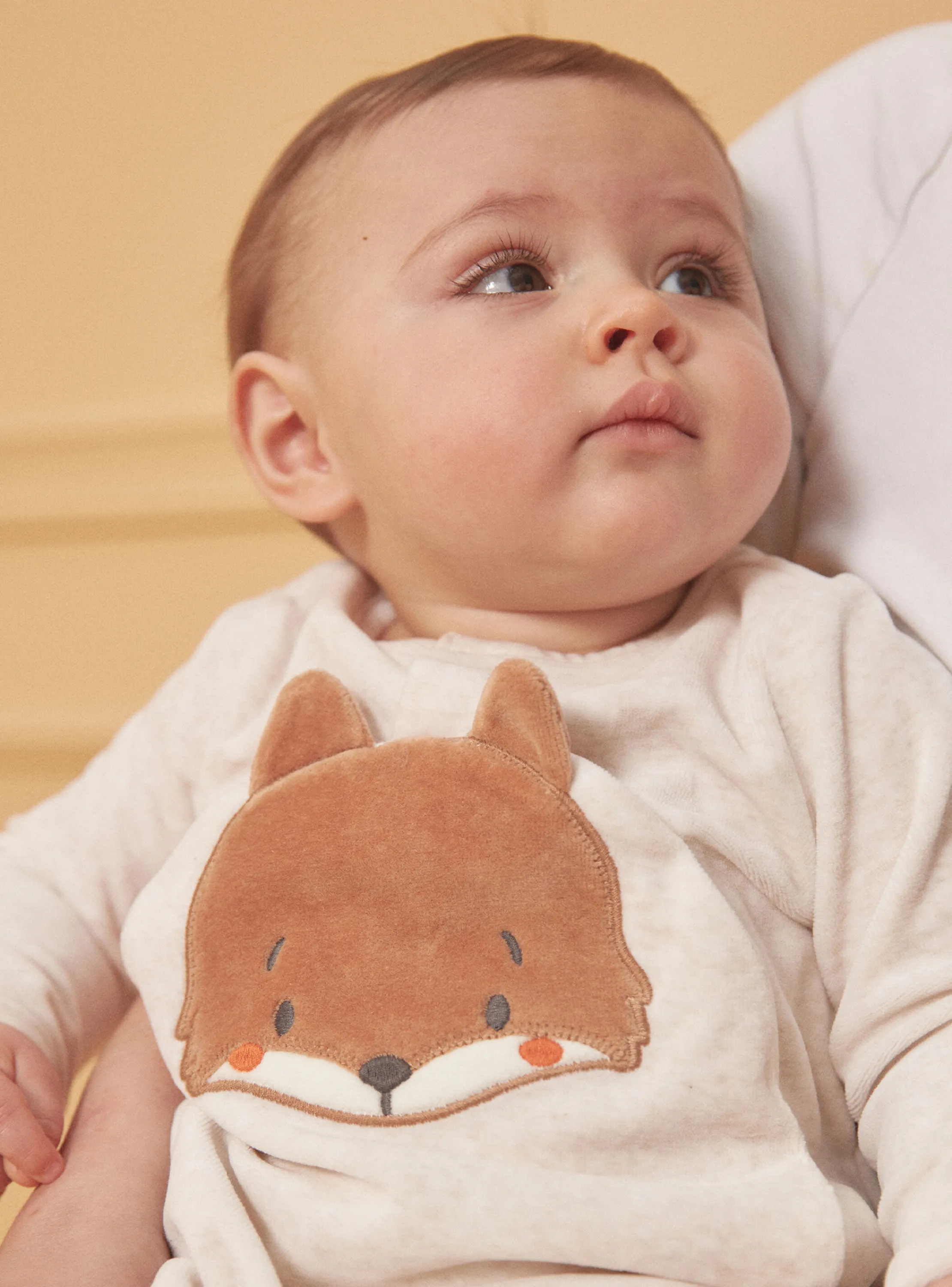 Shop Sergent Major Heather beige BABYGROW