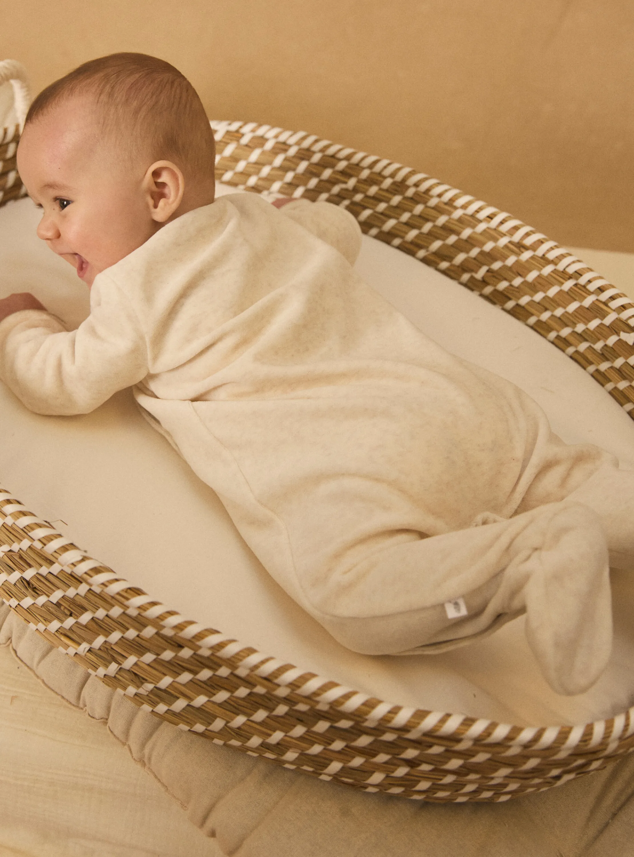 Store Sergent Major Heather beige BABYGROW