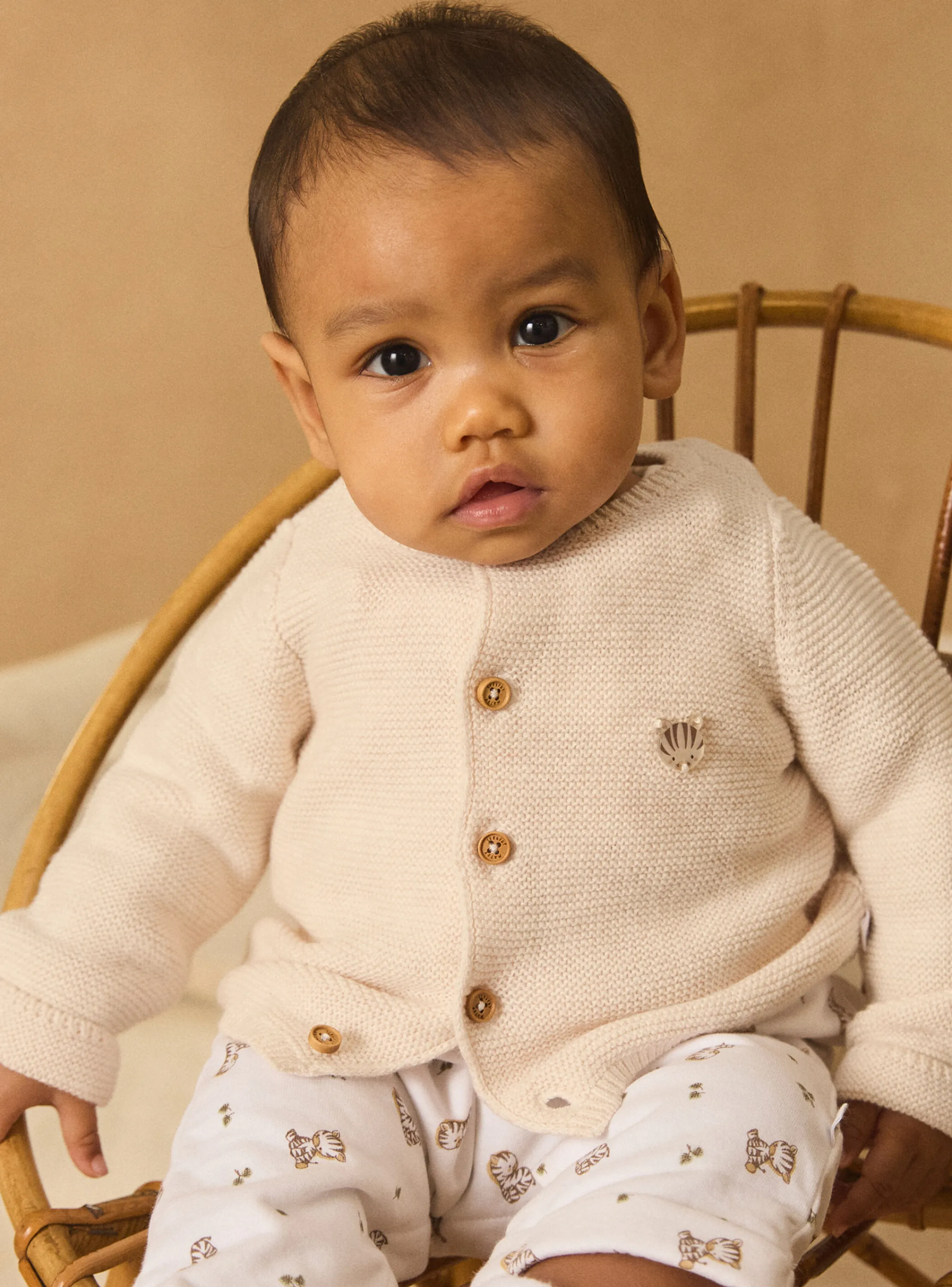 Best Sale Sergent Major Heather beige CARDIGAN