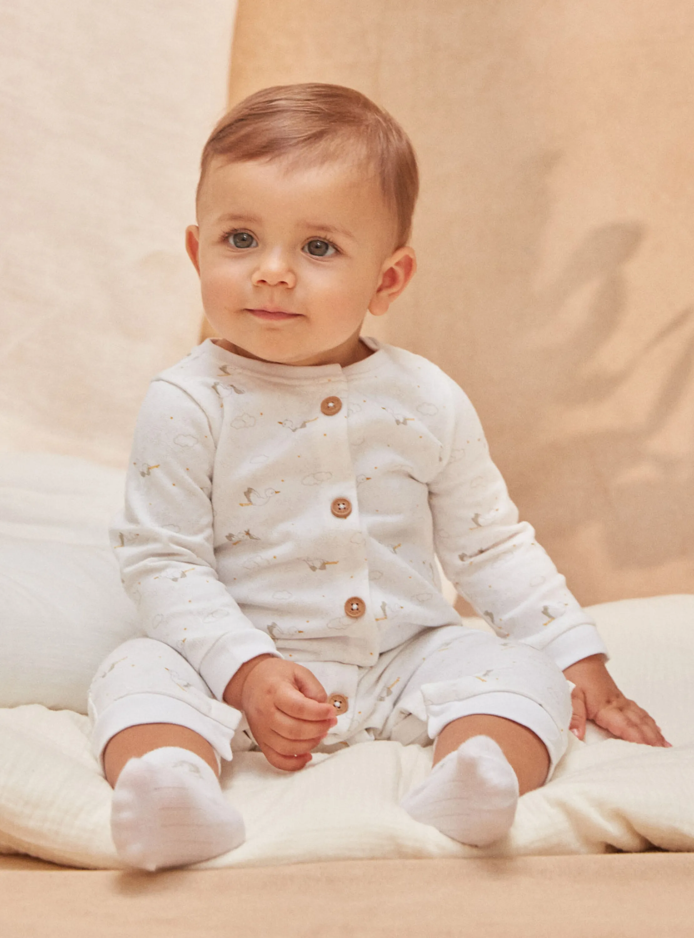 Store Sergent Major Heather beige SET