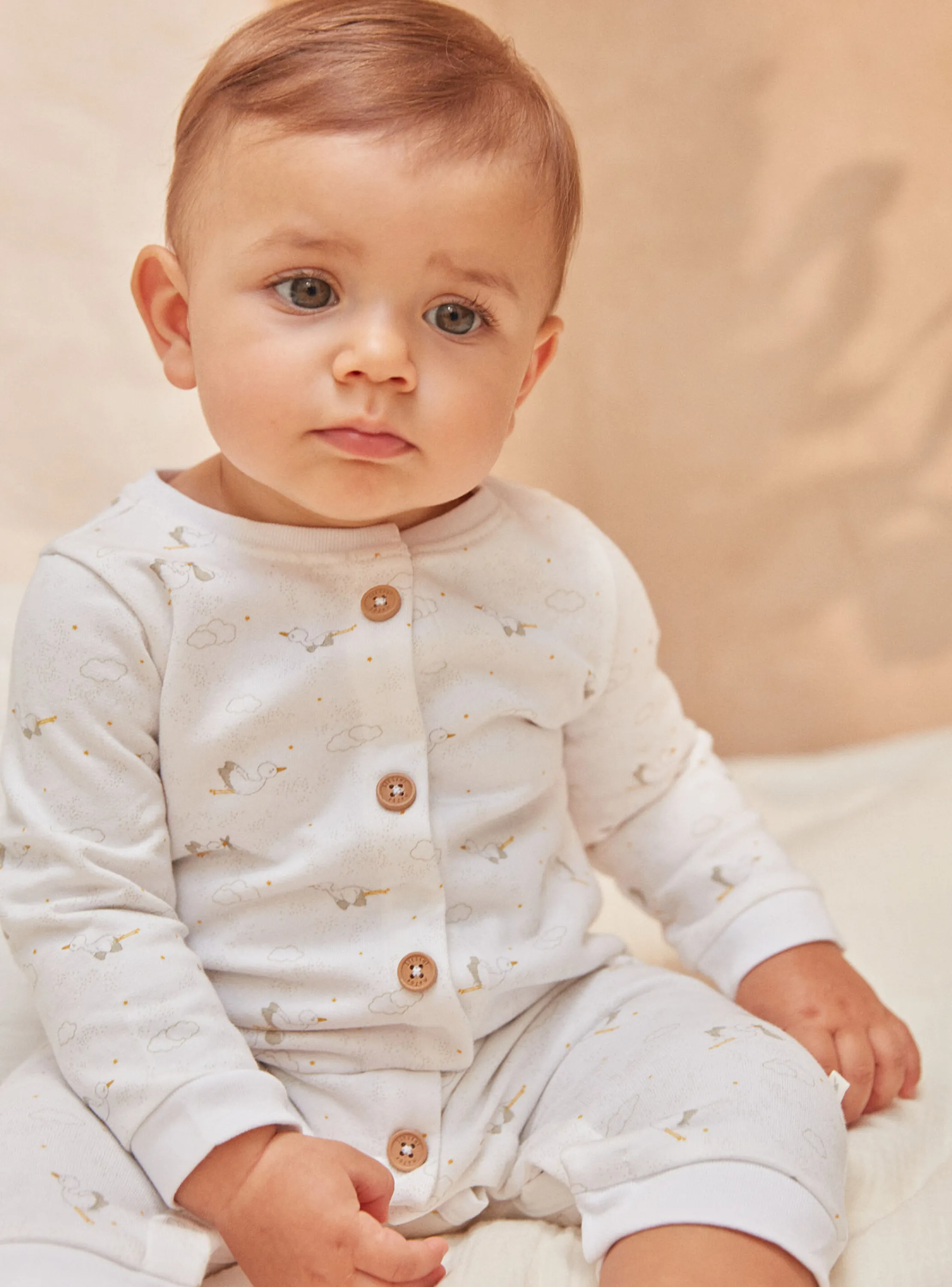 Store Sergent Major Heather beige SET