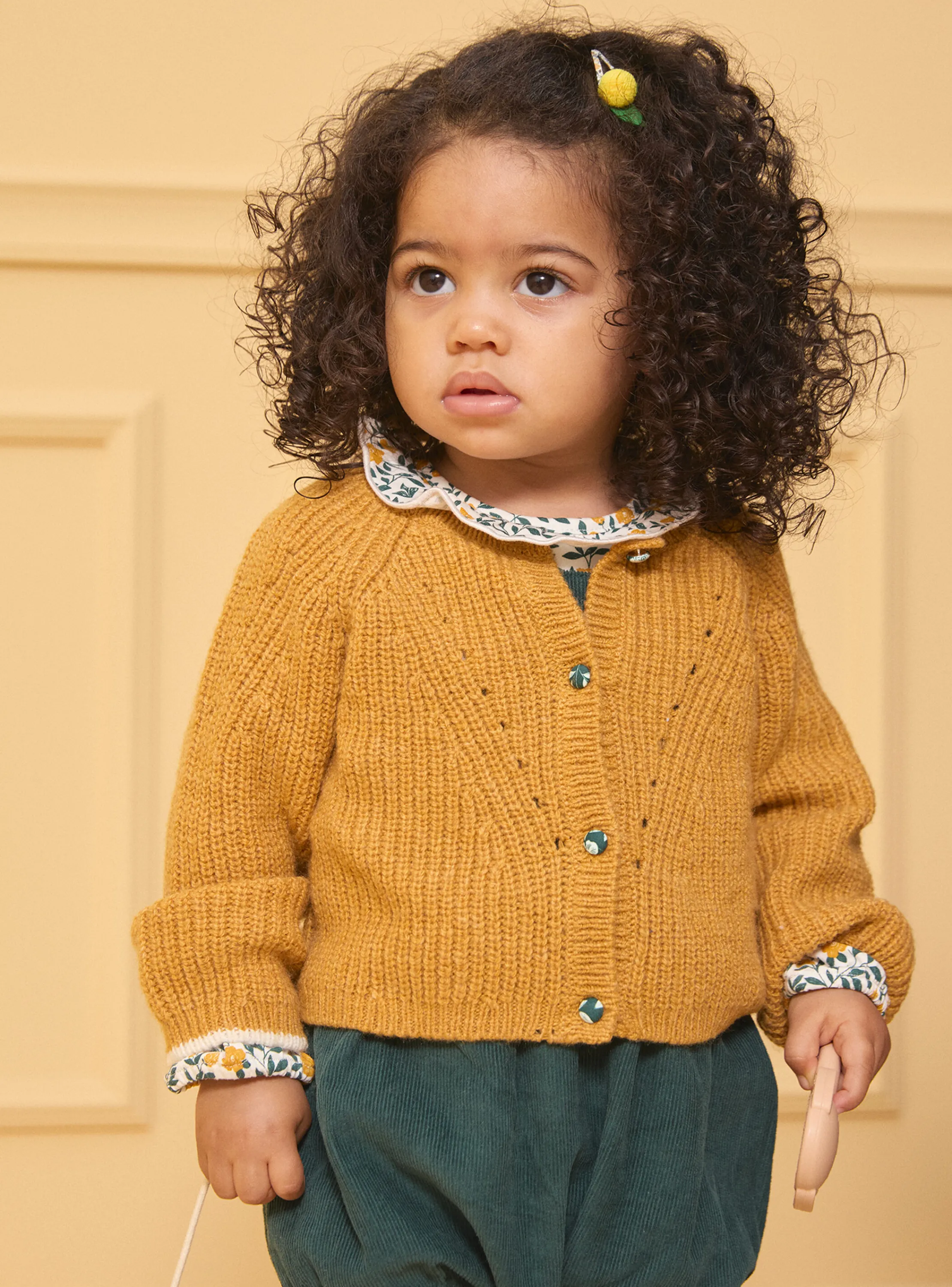 Best Sergent Major Heather yellow CARDIGAN