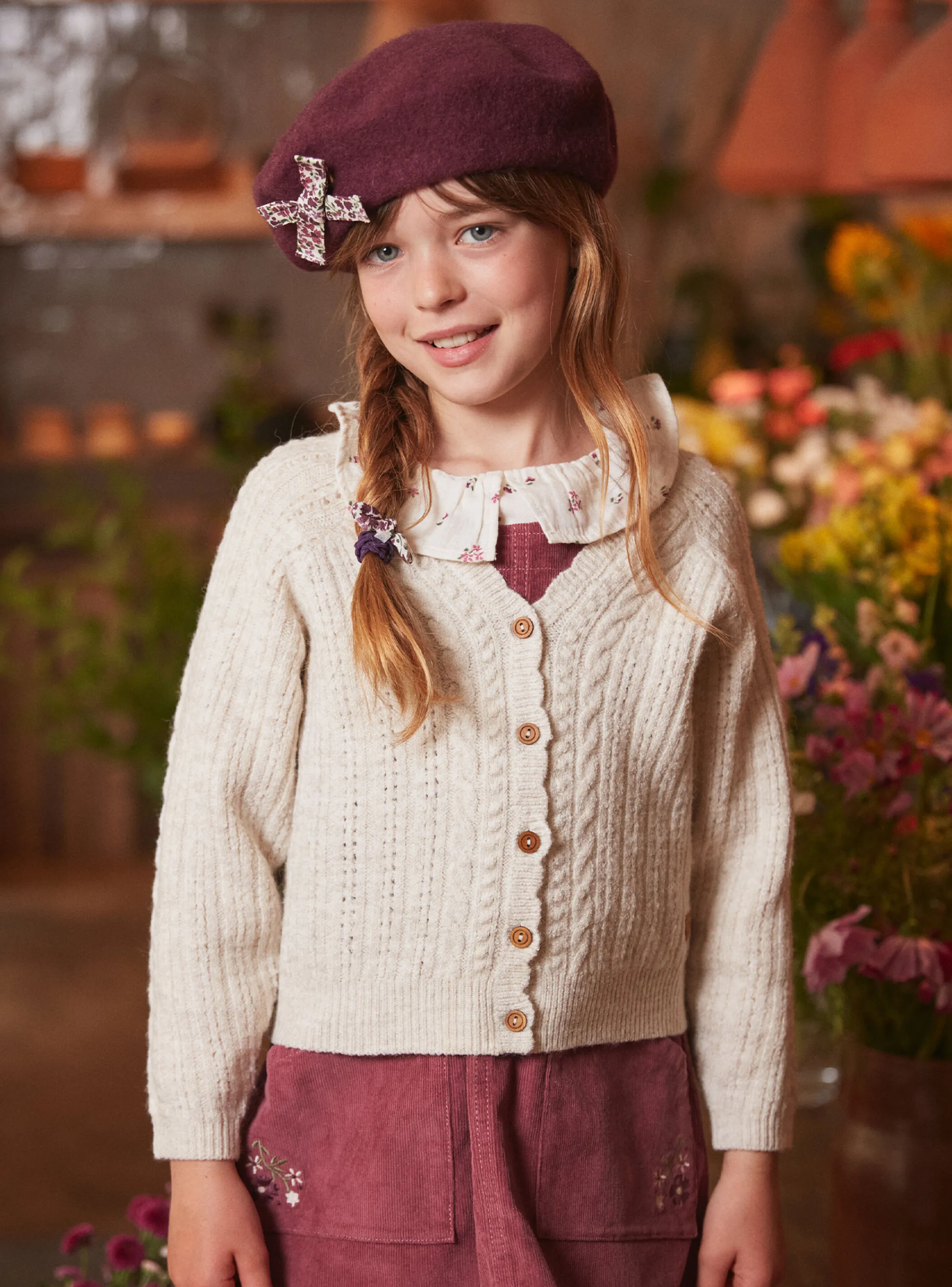 Cheap Sergent Major Heathered off white CARDIGAN