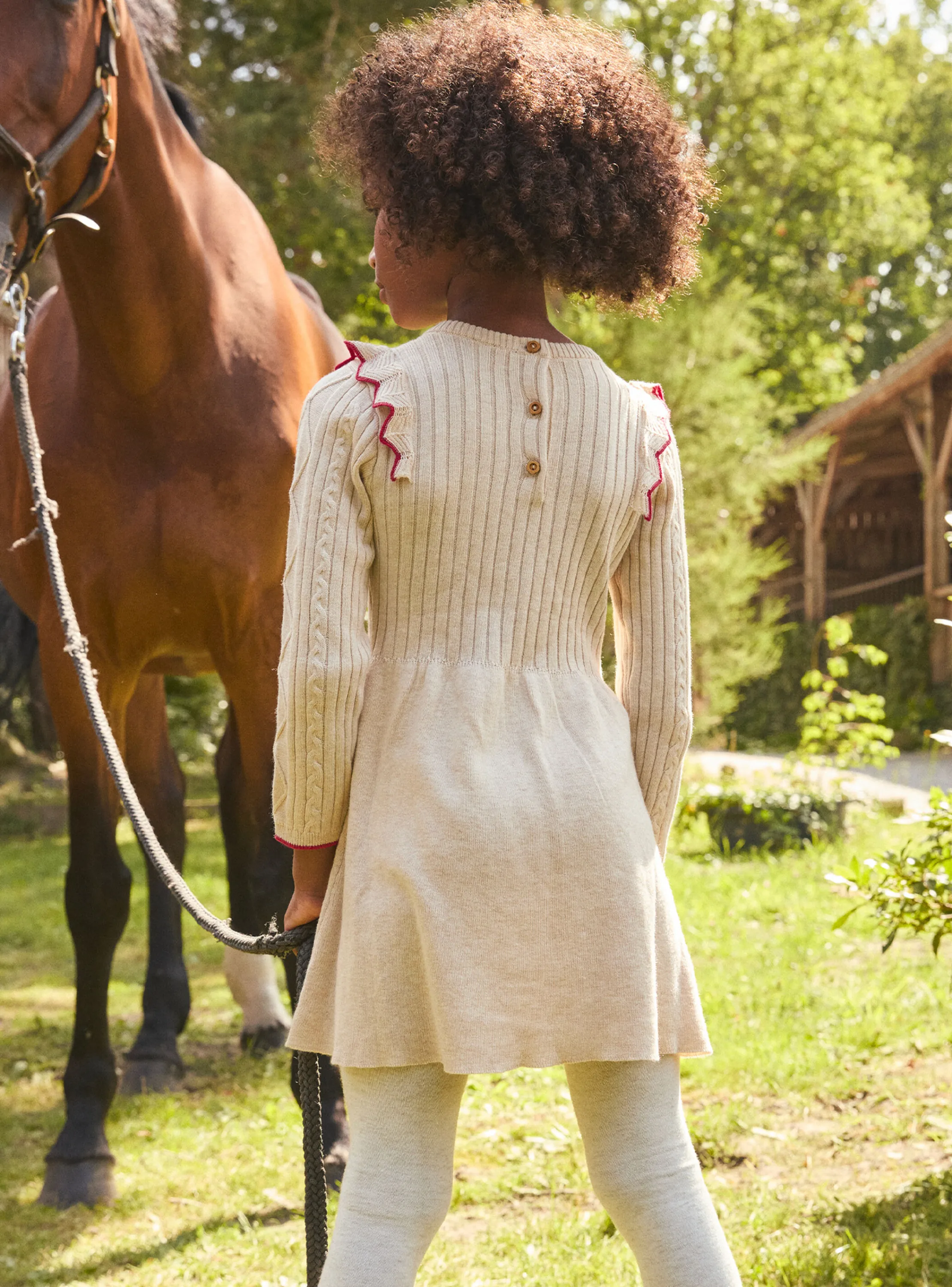 Clearance Sergent Major Heathered off white DRESS