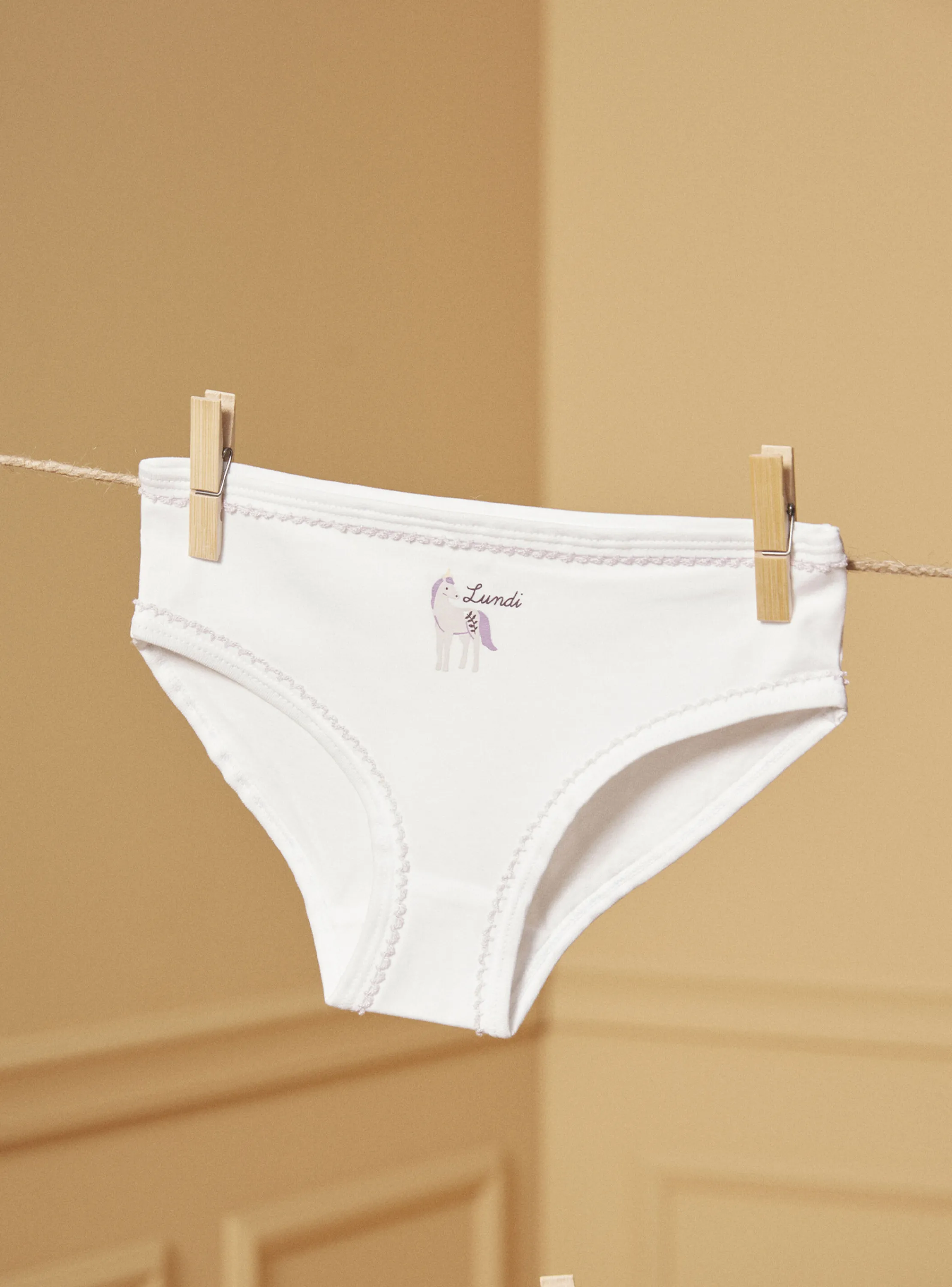 Outlet Sergent Major Ivory BRIEFS / PANTY RIB