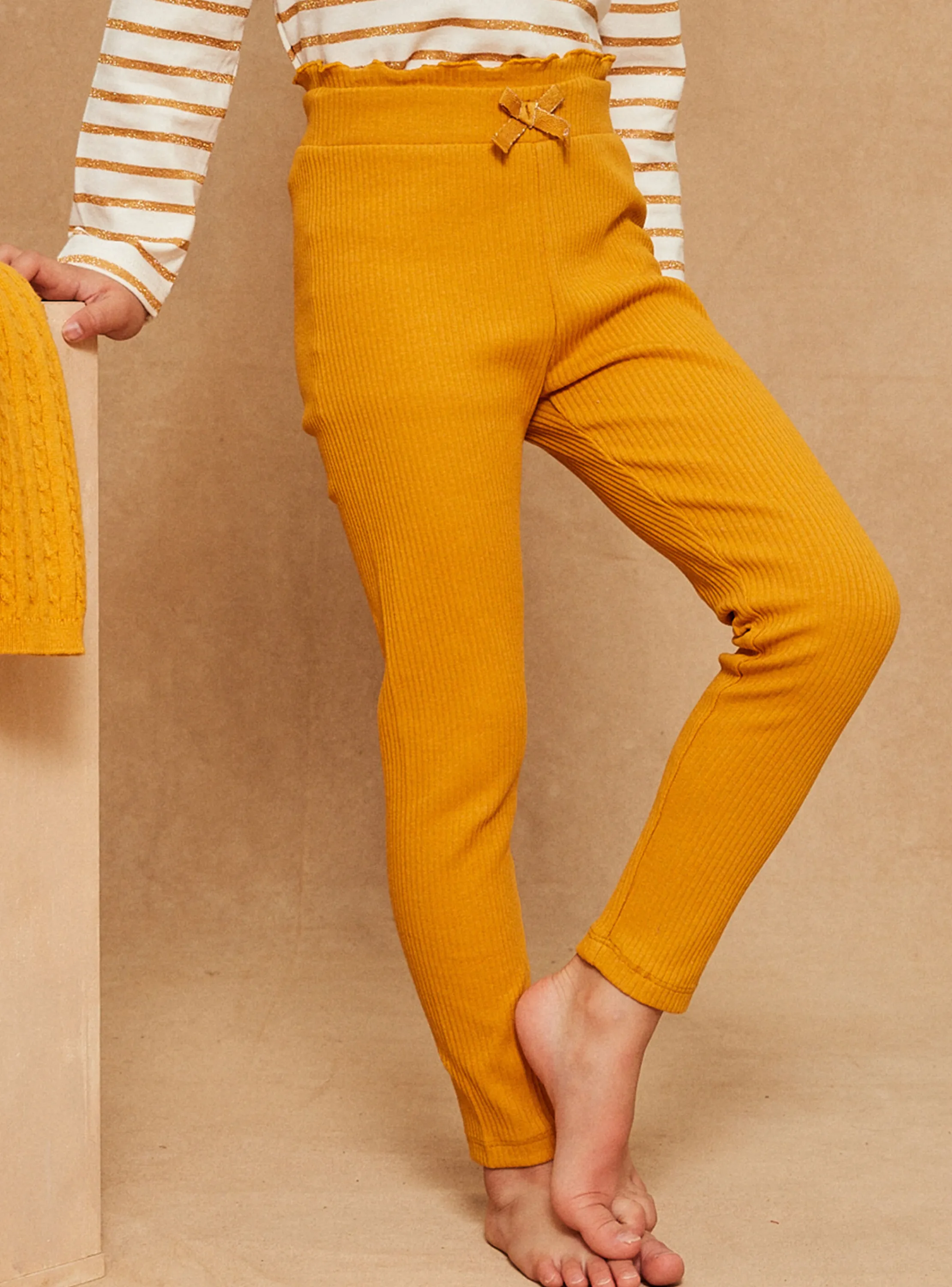 Outlet Sergent Major 2 leggings in yellow and navy blue