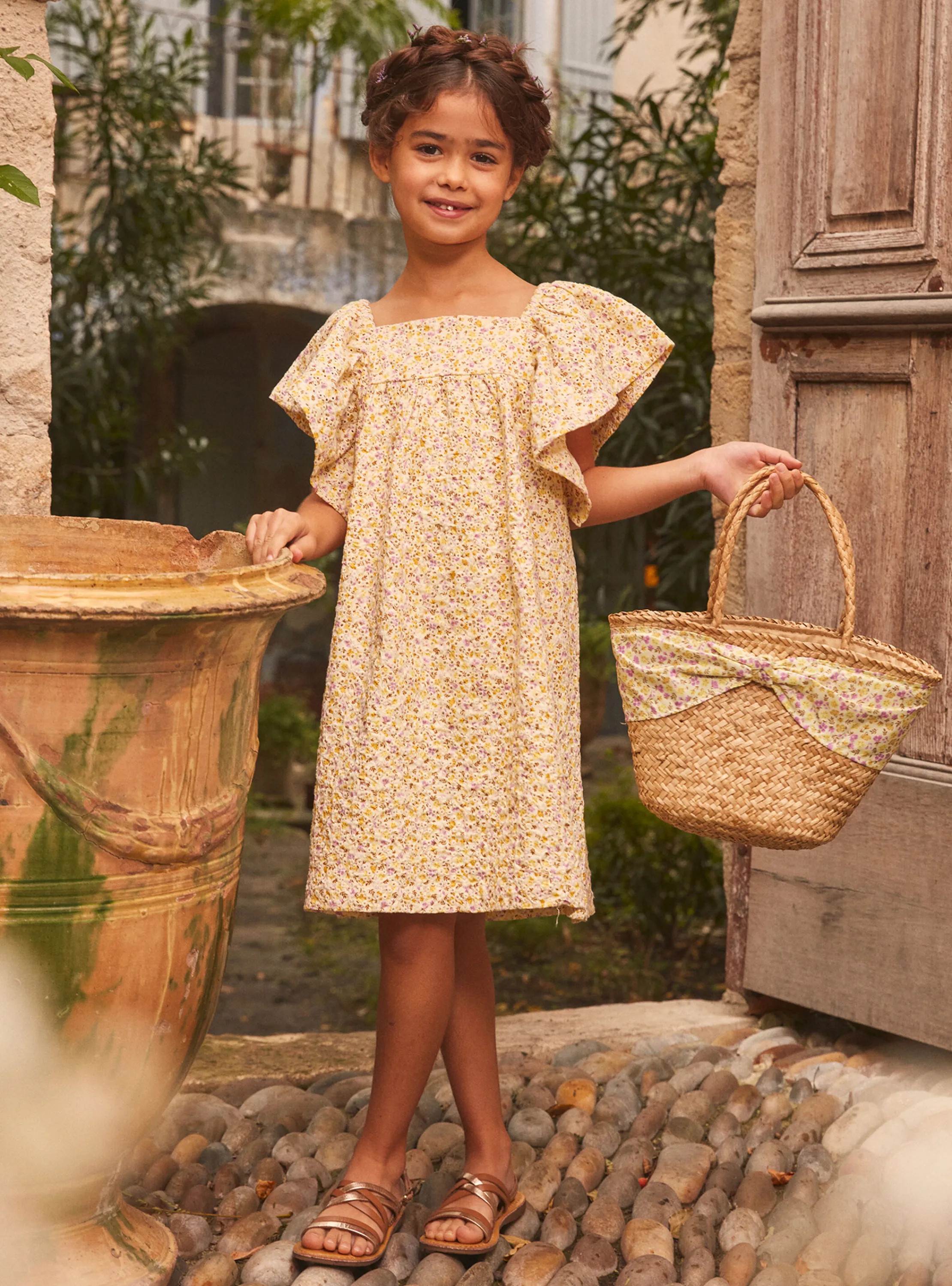 Store Sergent Major Light beige DRESS