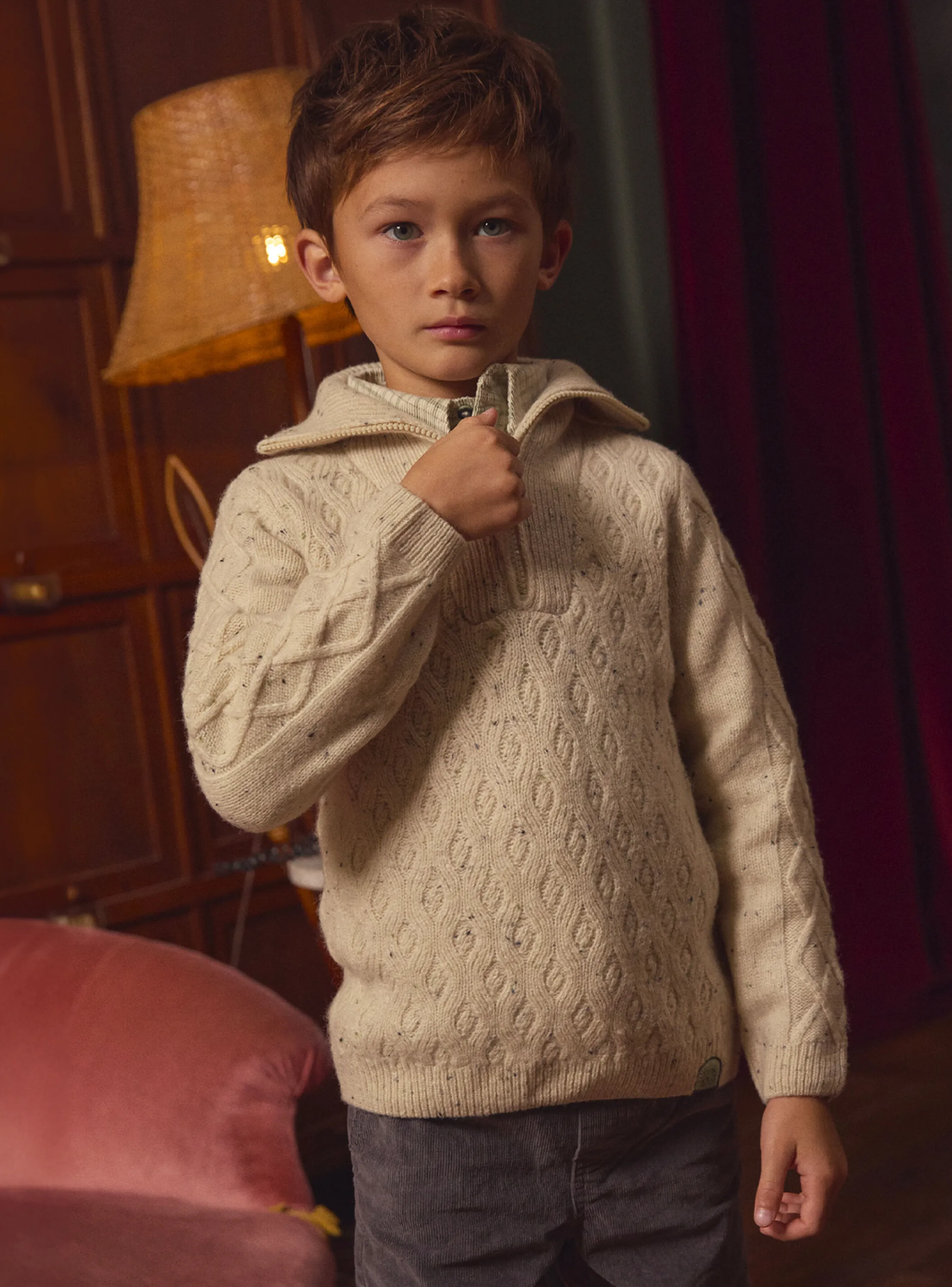 Clearance Sergent Major Light beige PULLOVER