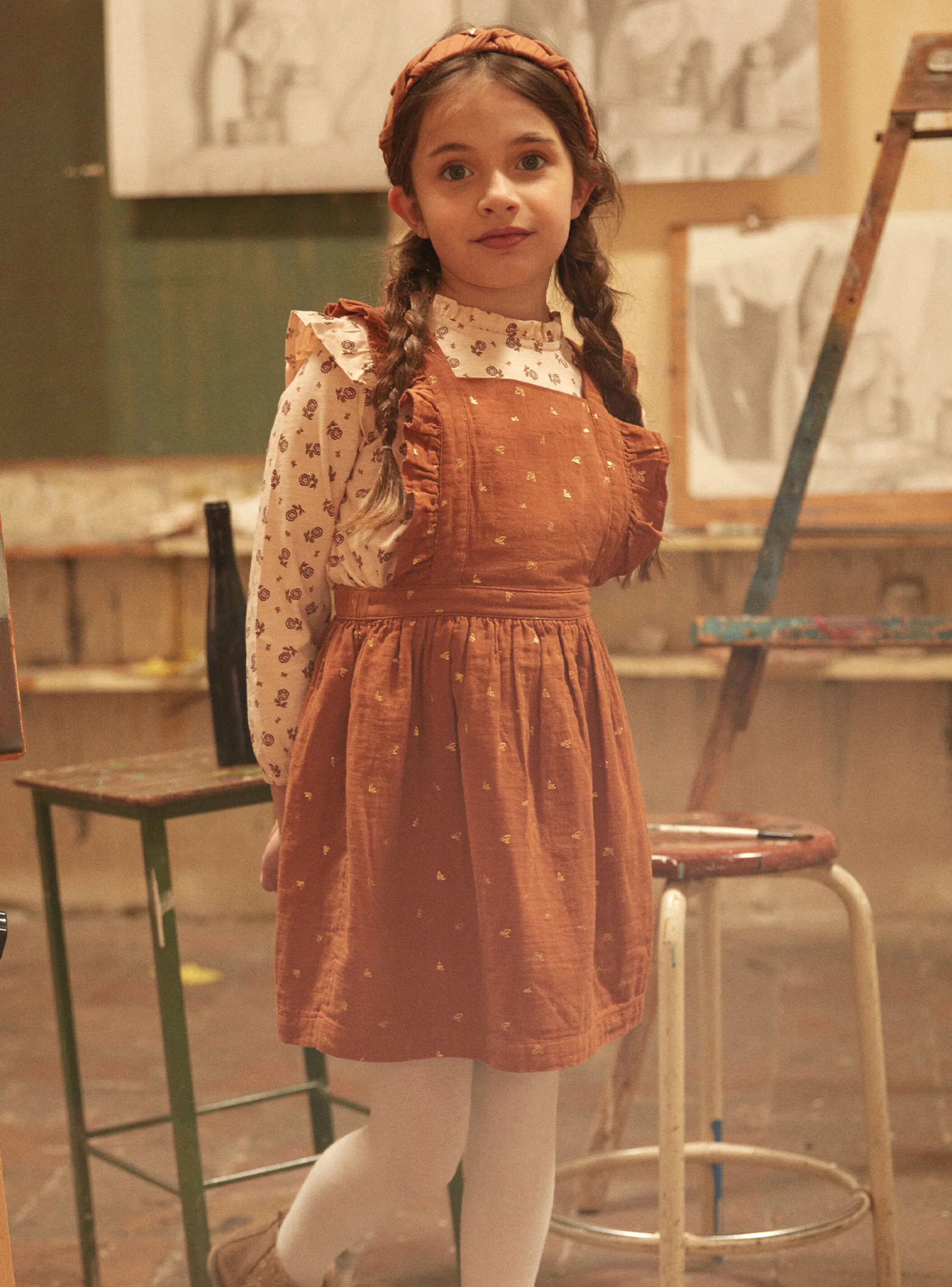 Best Sergent Major Light brown JUMPER DRESS
