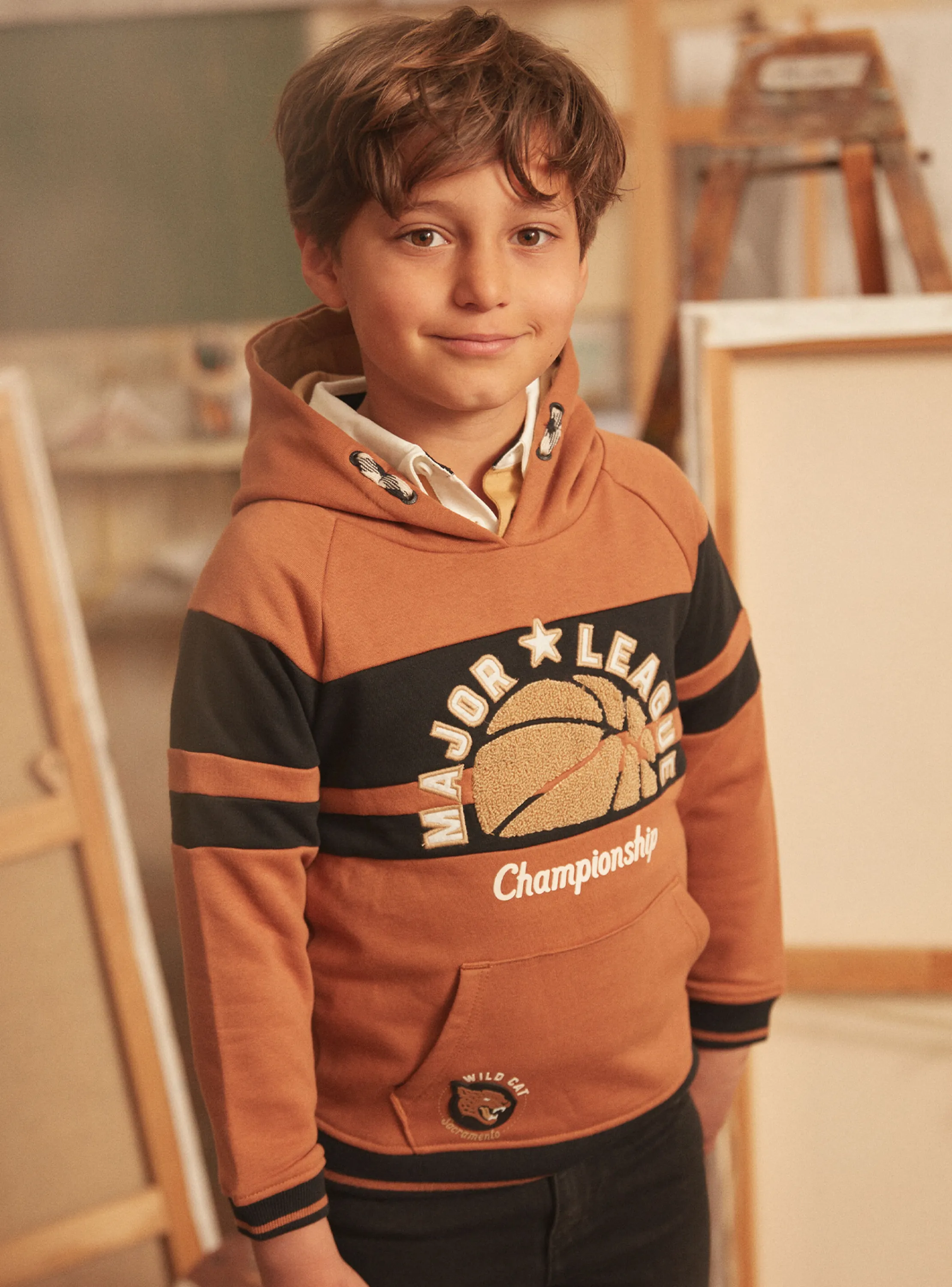 Sale Sergent Major Light brown SWEAT SHIRT
