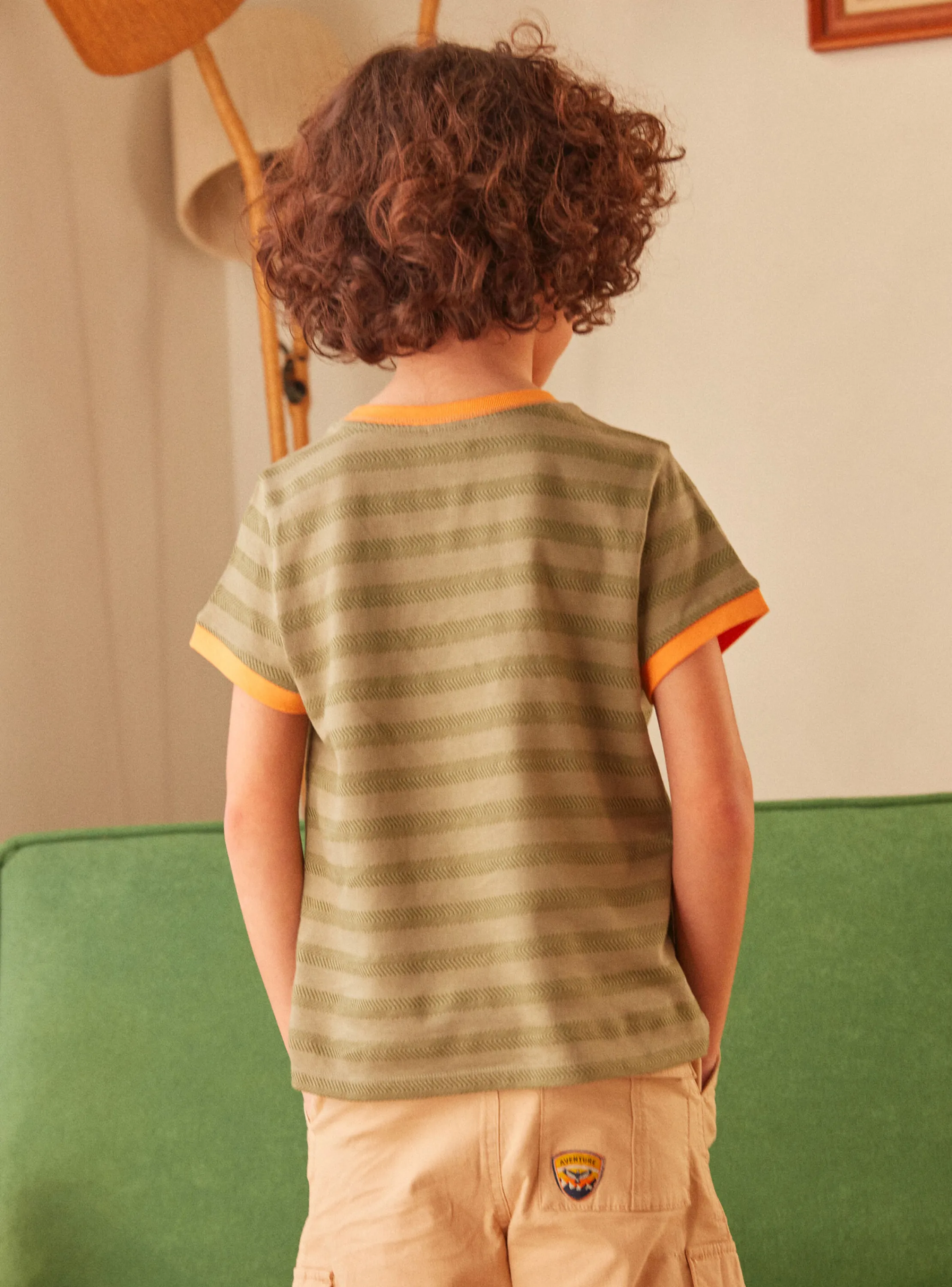 Shop Sergent Major Light green TEE SHIRT SS