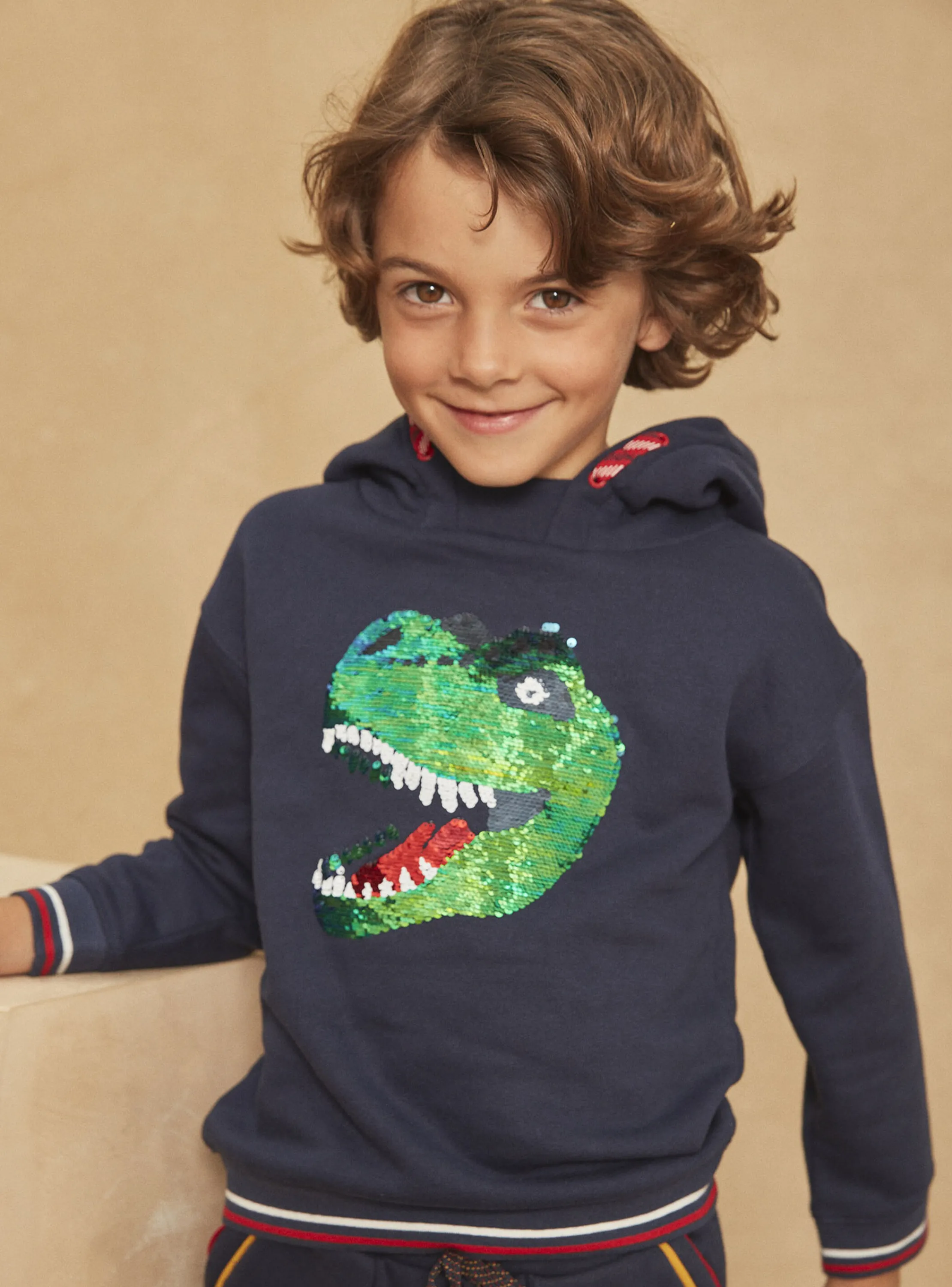 Cheap Sergent Major Navy blue long-sleeved hoodie