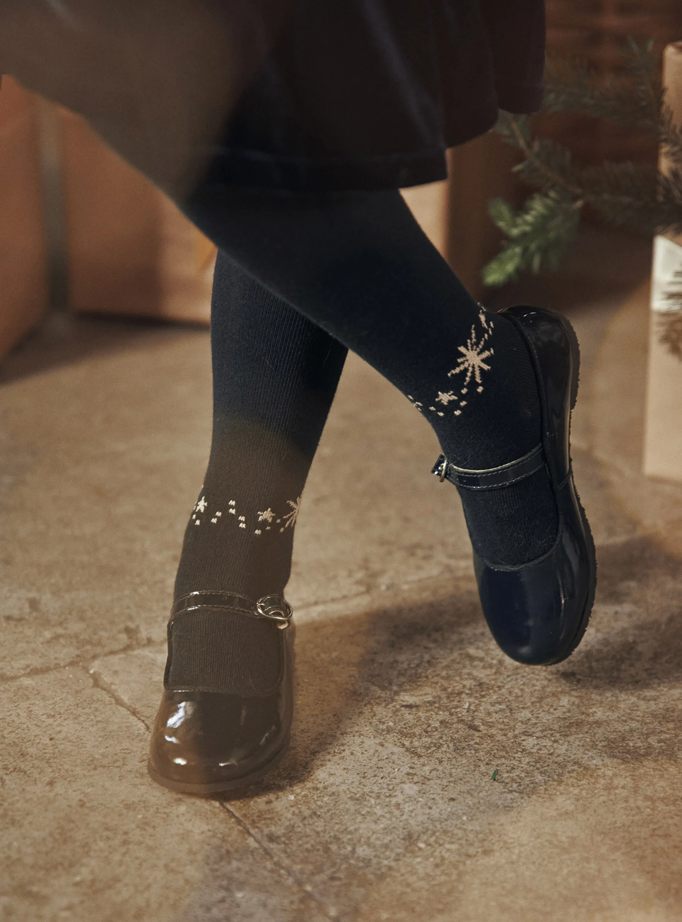 Sale Sergent Major Navy blue tights in jersey