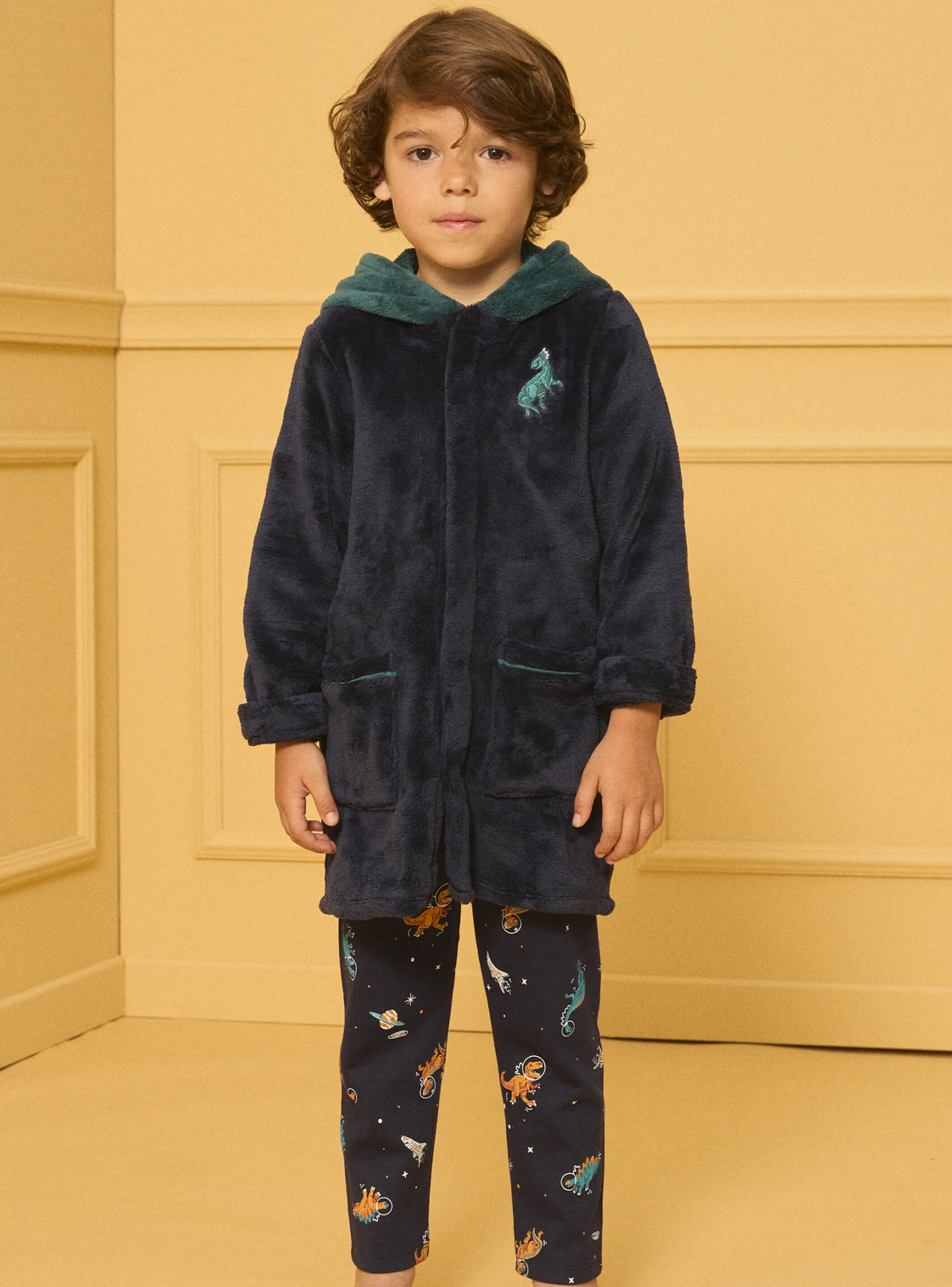 Store Sergent Major Navy DRESSING GOWN
