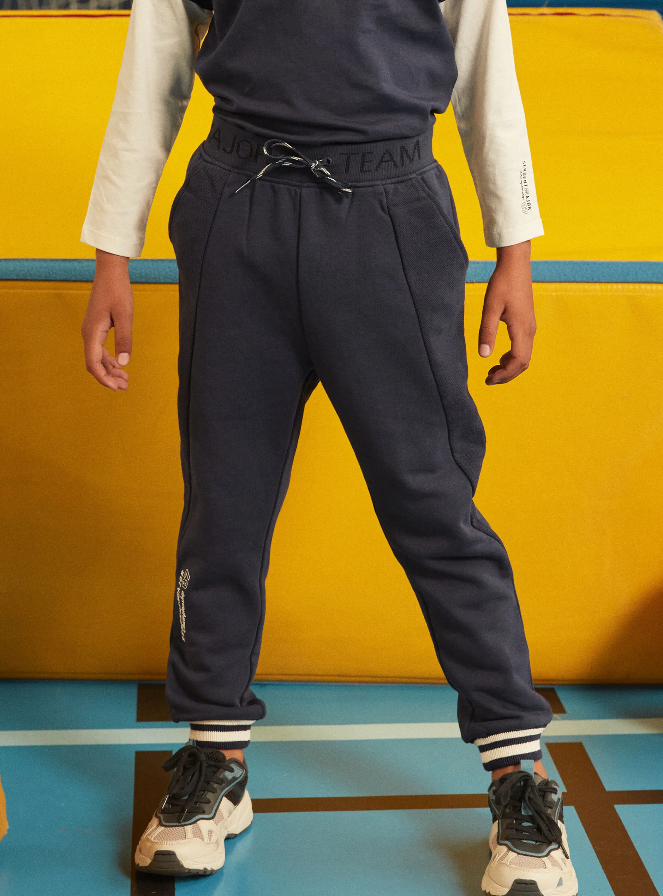 Outlet Sergent Major Navy JOGGING PANTS