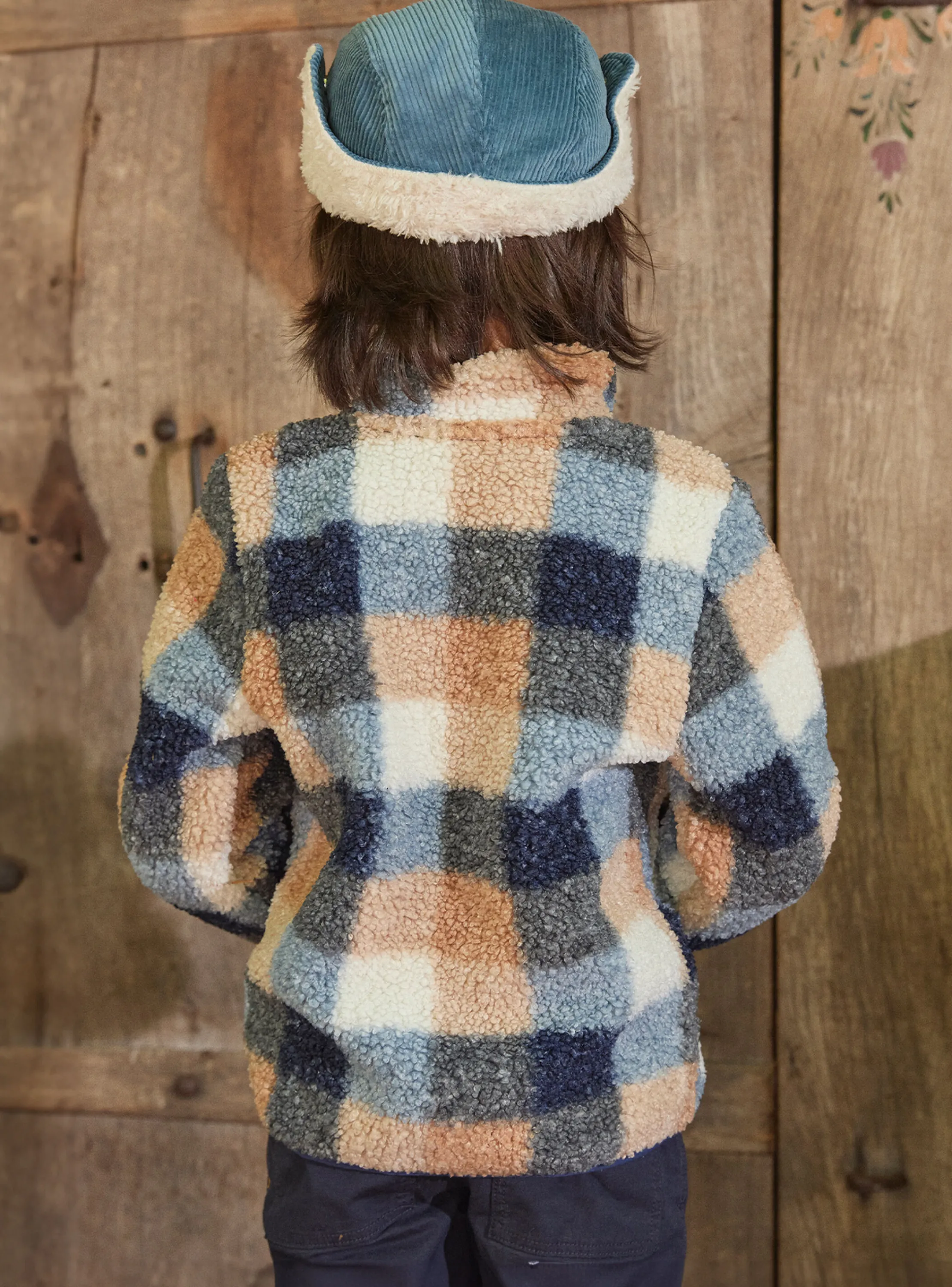 Hot Sergent Major Navy POLAR KIDS CARDIGAN
