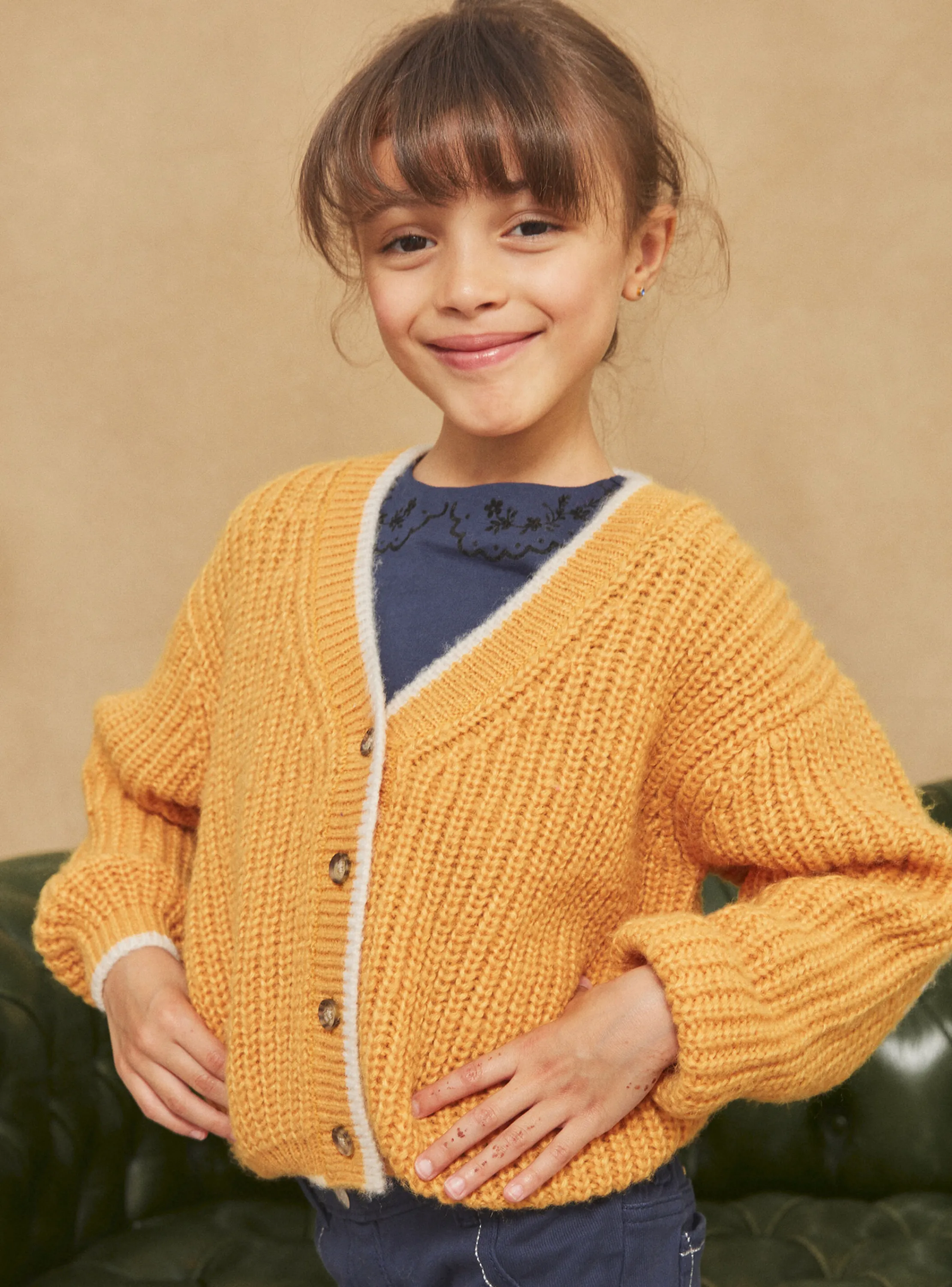 Best Sale Sergent Major Ochre cardigan